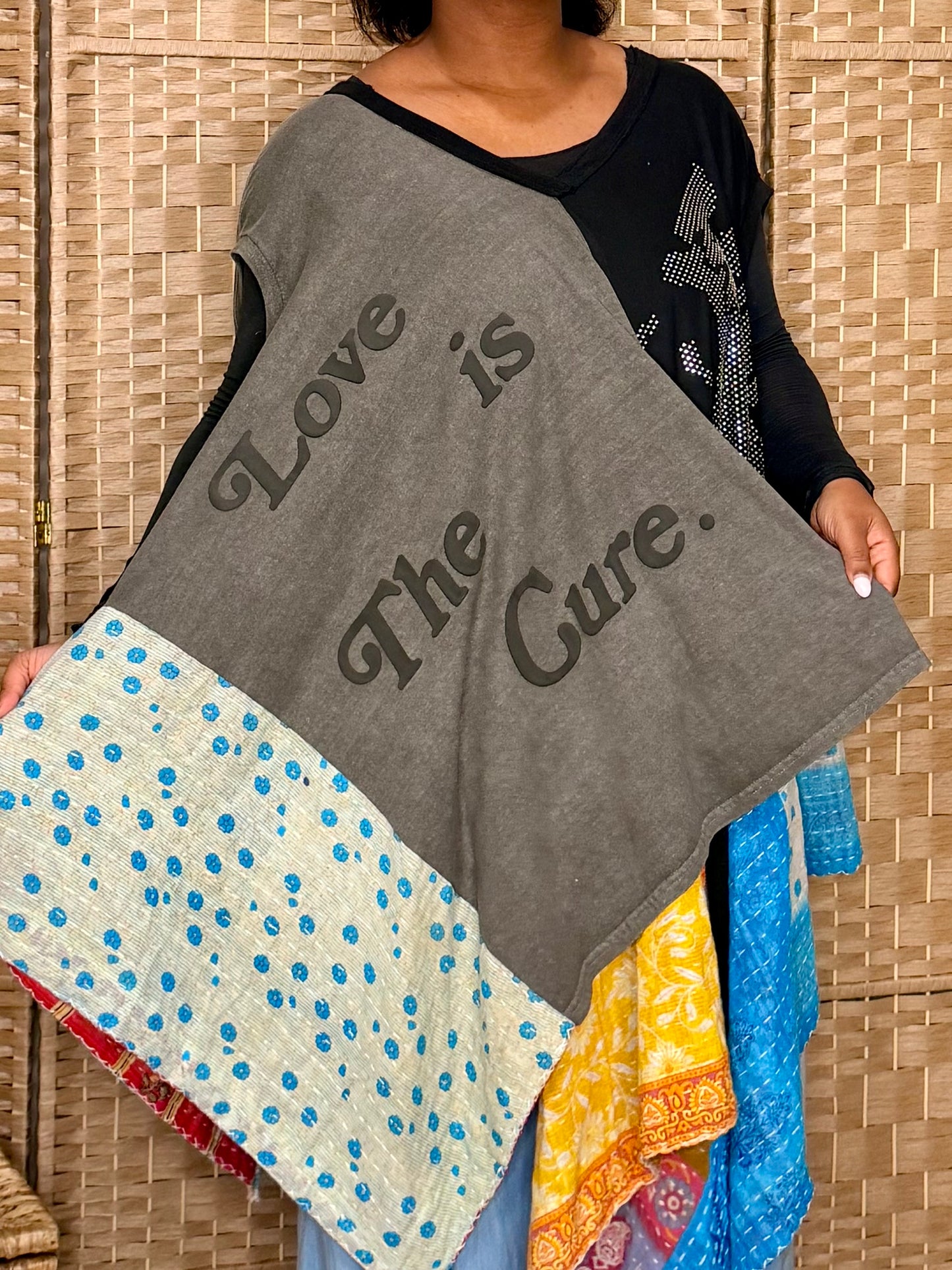 Large-4XL Love Is The Cure/Misfits Duo Tee