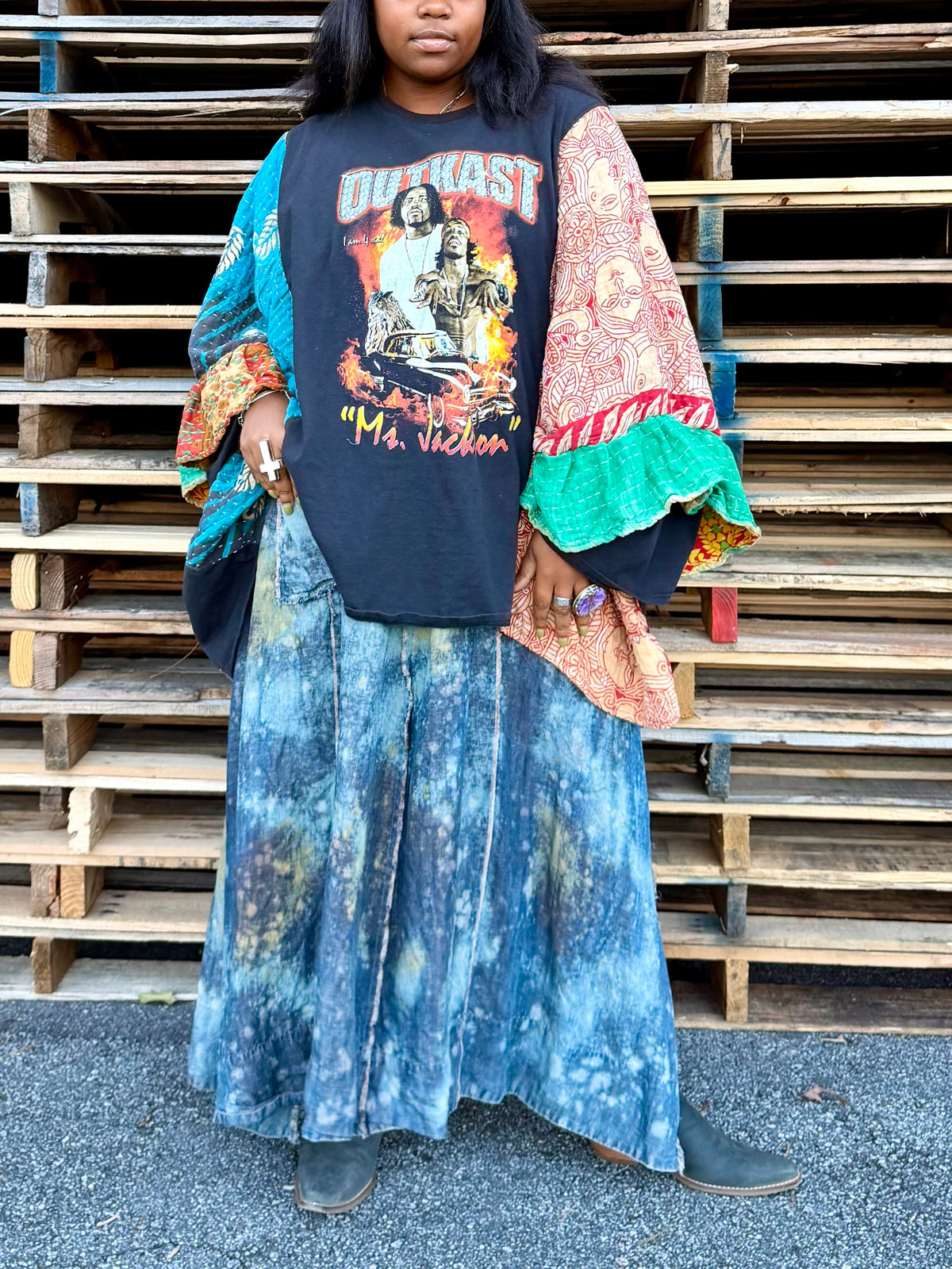 Extra Large-4XL Outcast Ruffle Tee