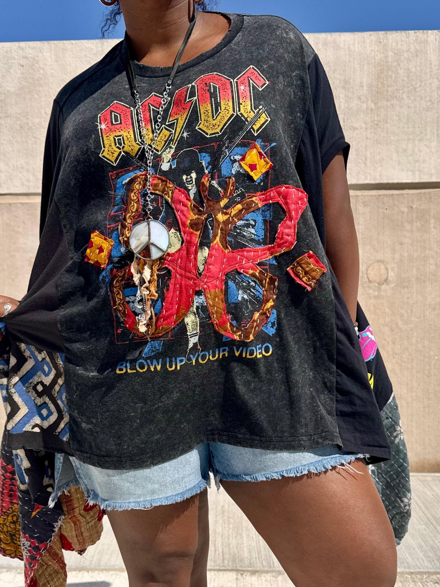 Medium-3XL ACDC/Rolling Stones Trio Tee