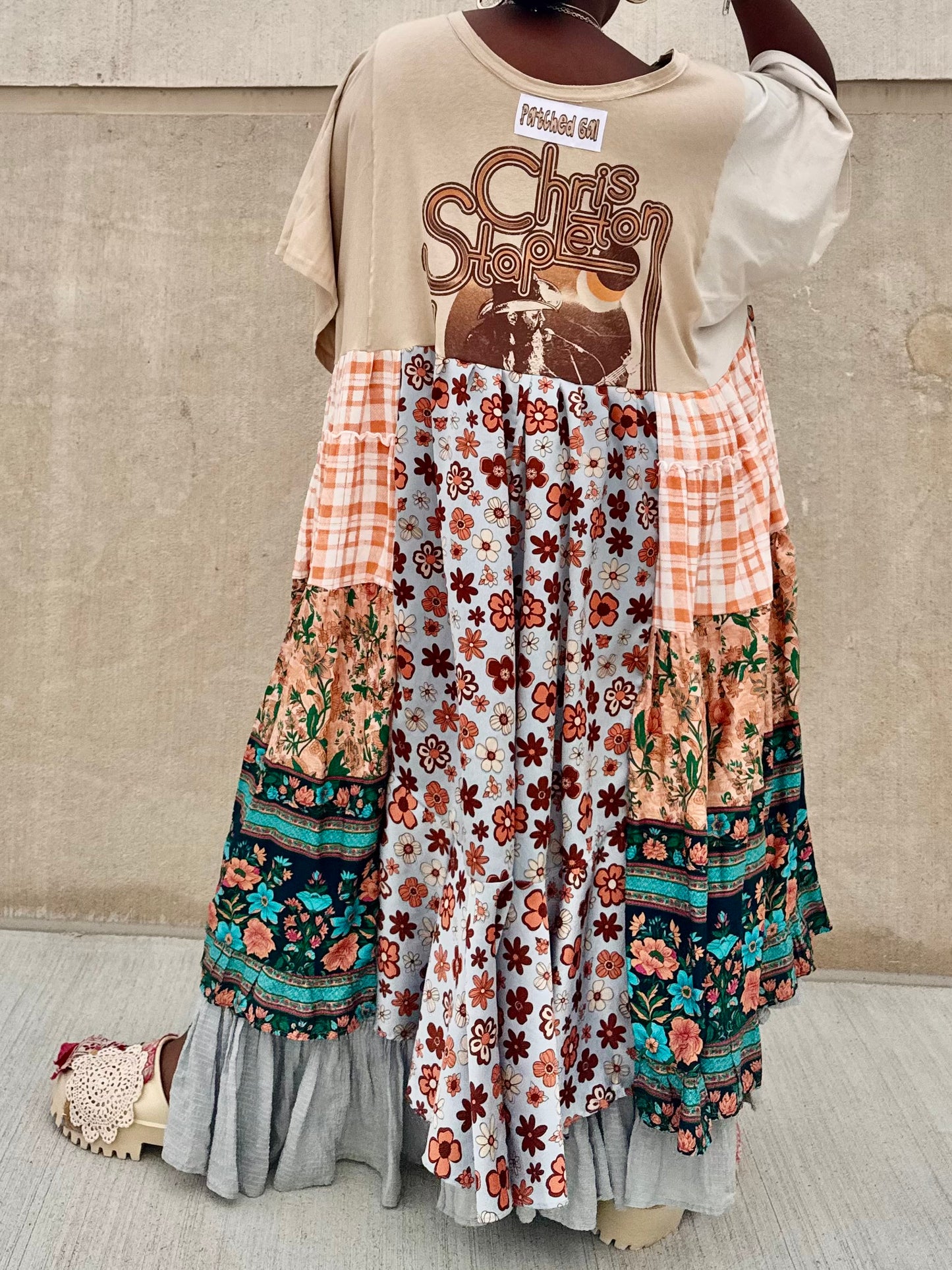 Medium-2XL Chris Stapleton Fringe Maxi Tee