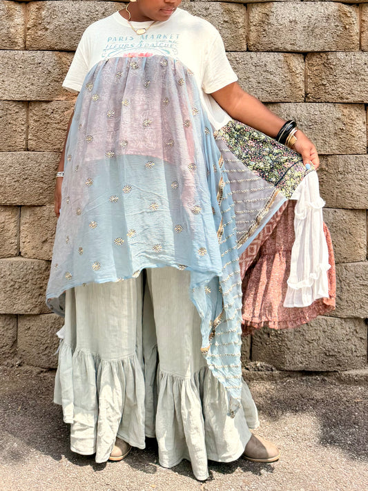 XXS-Extra Large Paris Market High Low Swing Tee