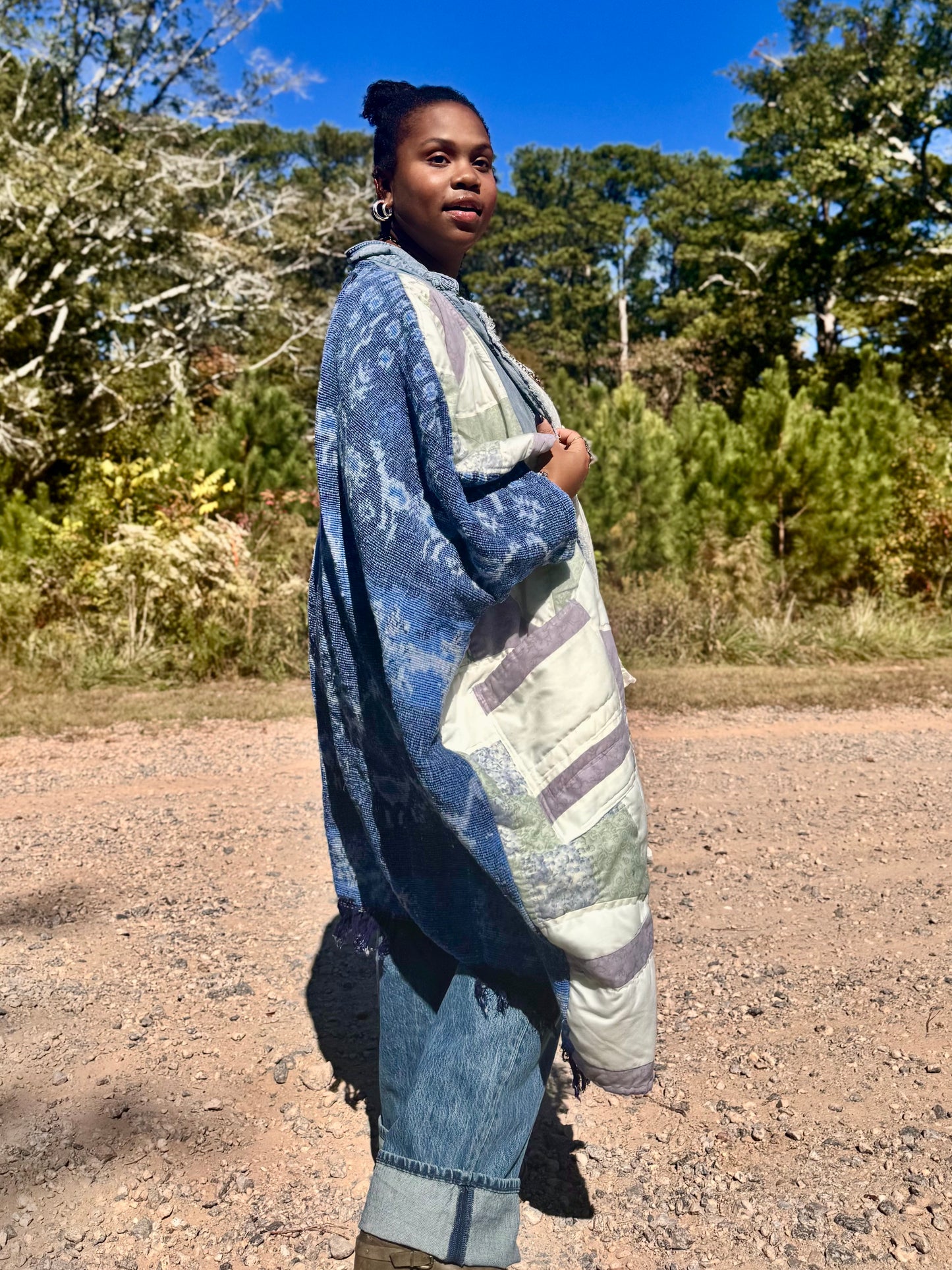 Medium-4XL Quilted Duster