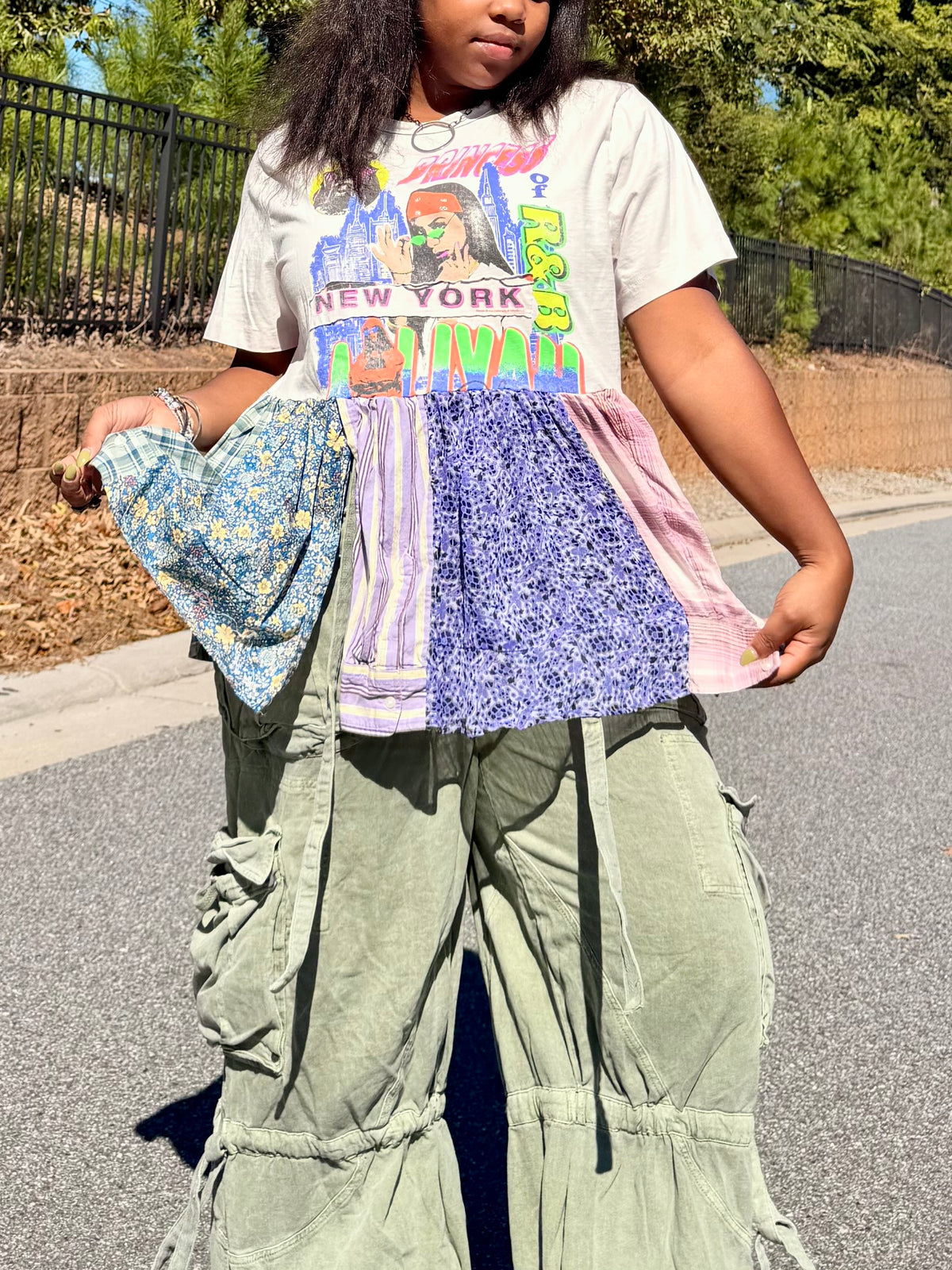 Extra Small-Large Aaliyah Midi Tee