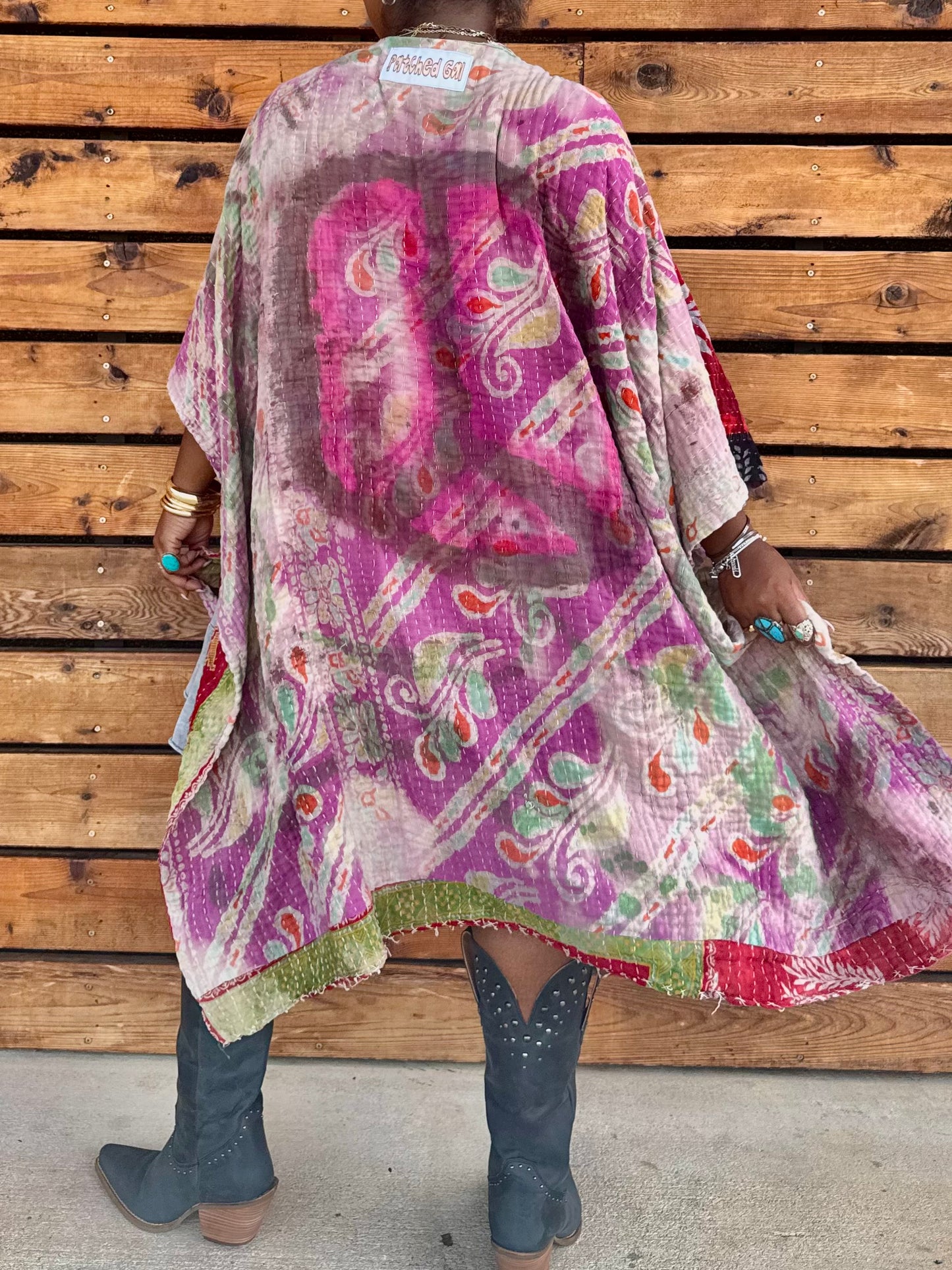 Small-3XL Sunshine Peace Kimono Tee