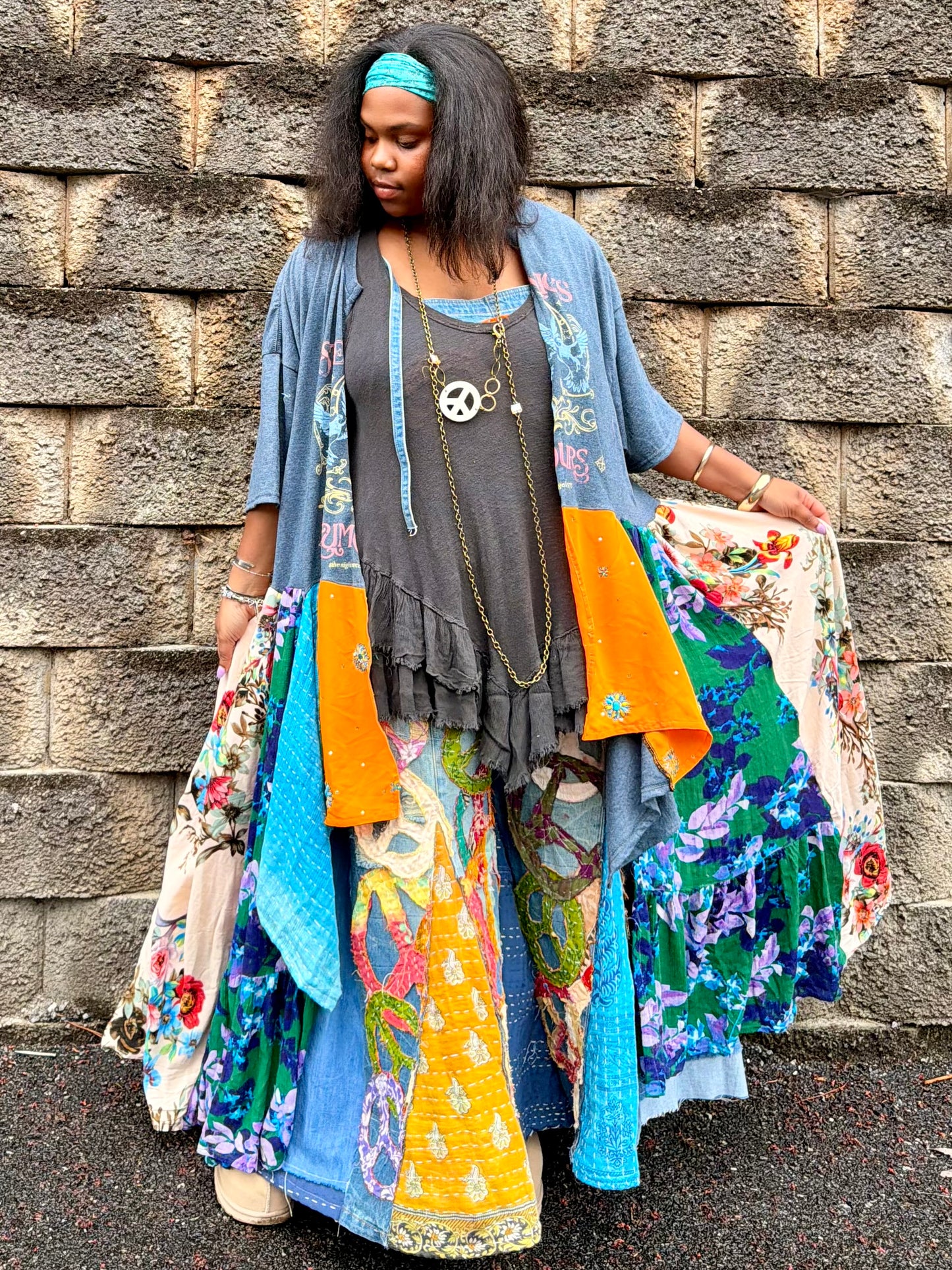 Large-4XL Stevie Nicks Maxi Tee Duster