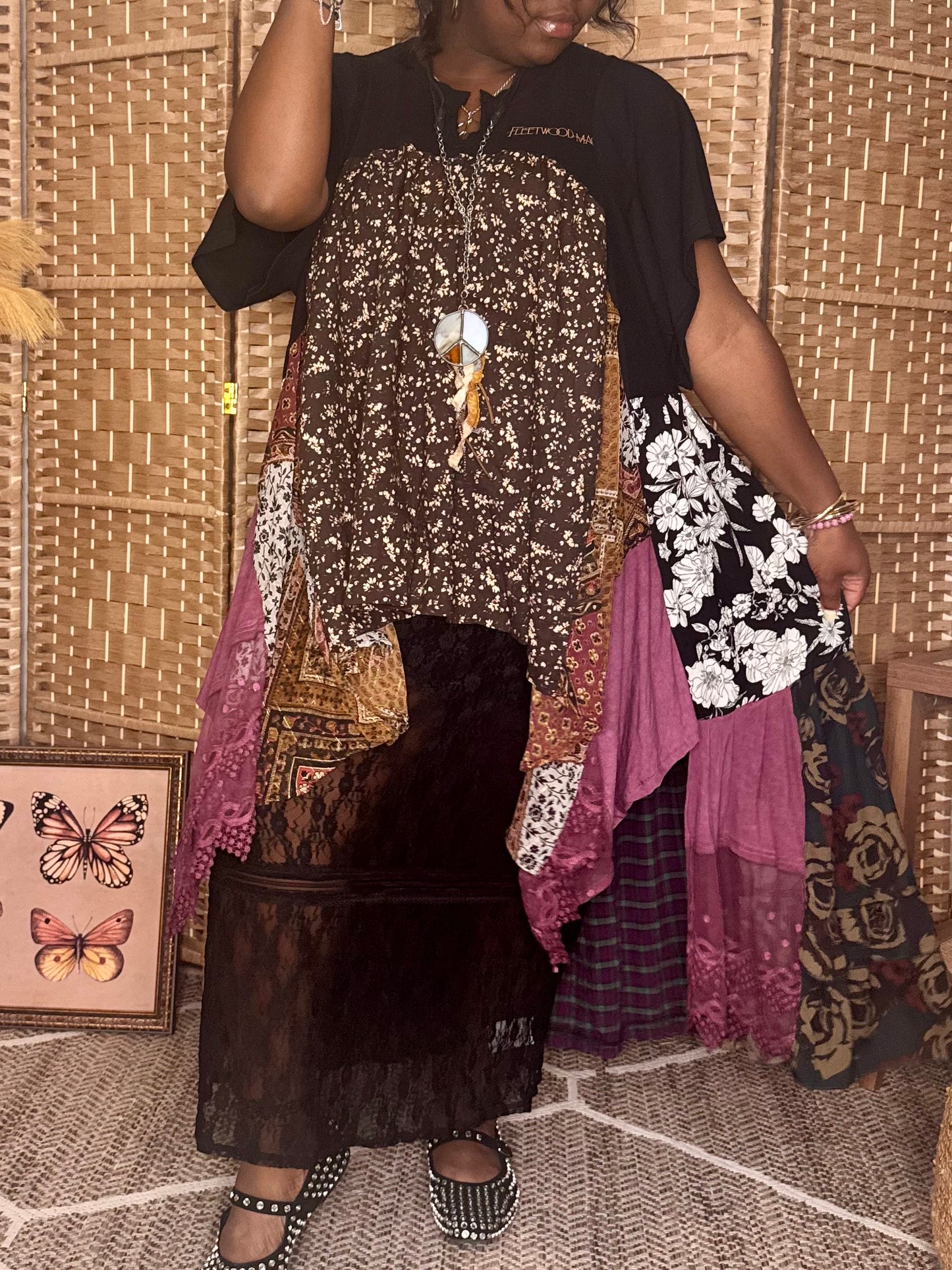 XXS-1XL Fleetwood Mac High Low Swing Tee