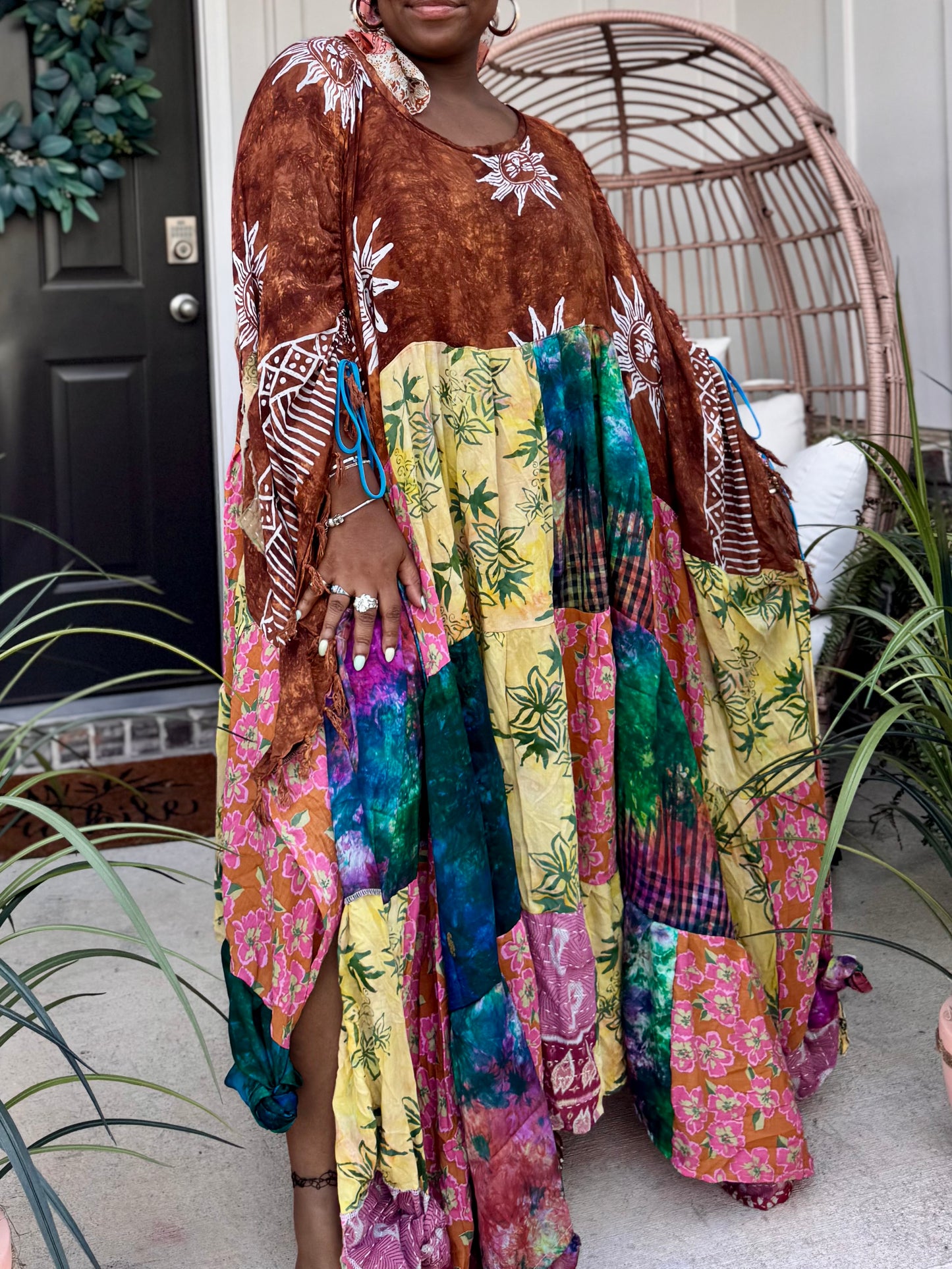 Large-6XL Sunshine Kaftan Dress