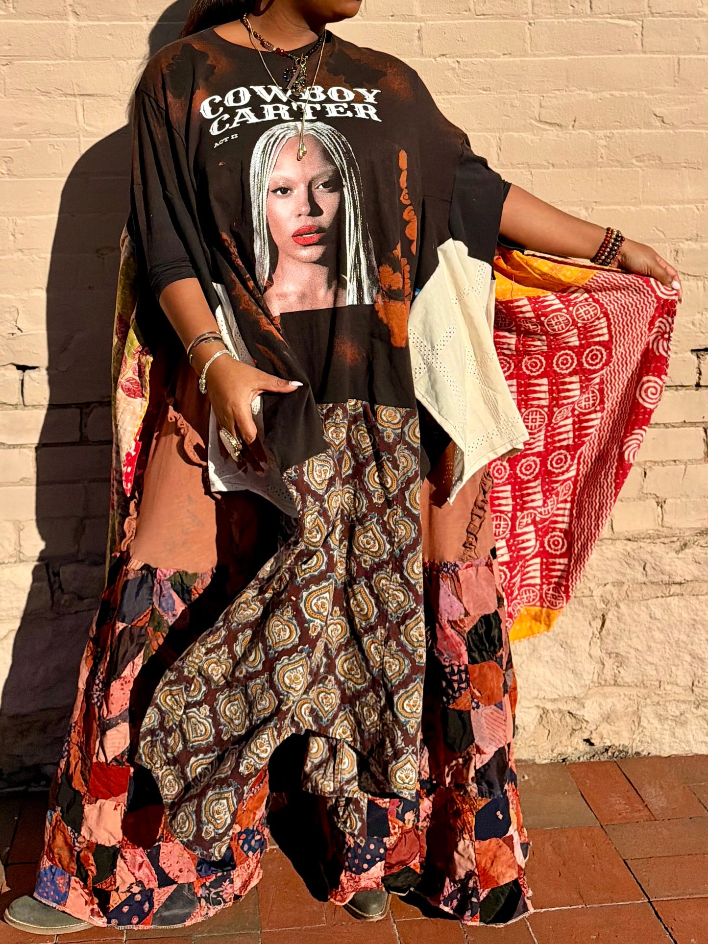 Small-2XL Beyoncé Swing Maxi Tee – Patched Gal