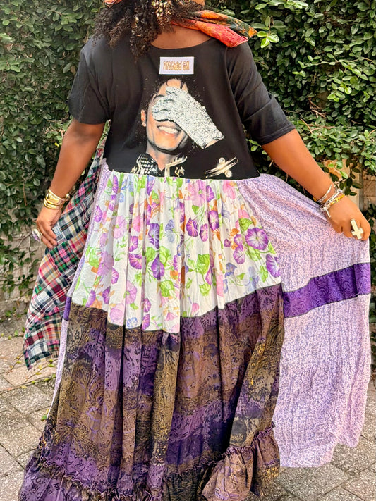 Large-3XL Michael Jackson High Low Swing Tee