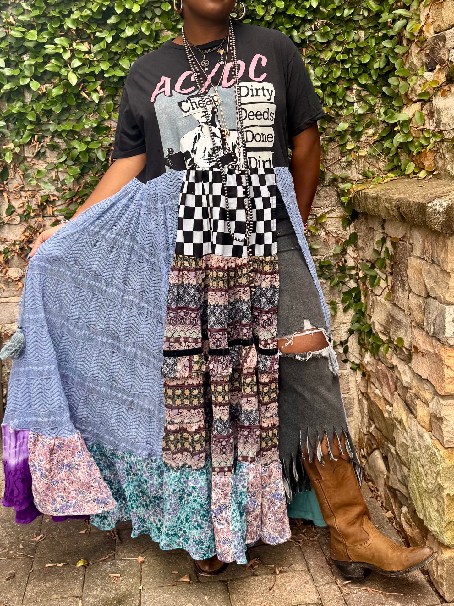 Medium-2XL ACDC Maxi Tee