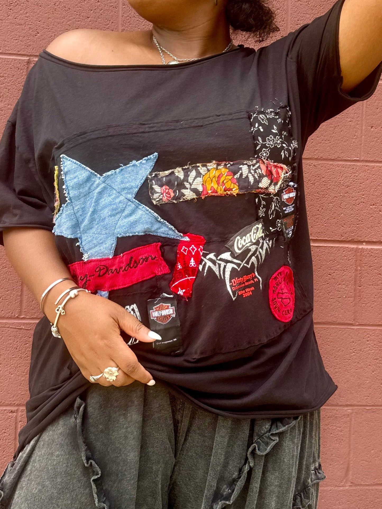 Extra Small-Extra Large Harley Davidison Graphic Tee