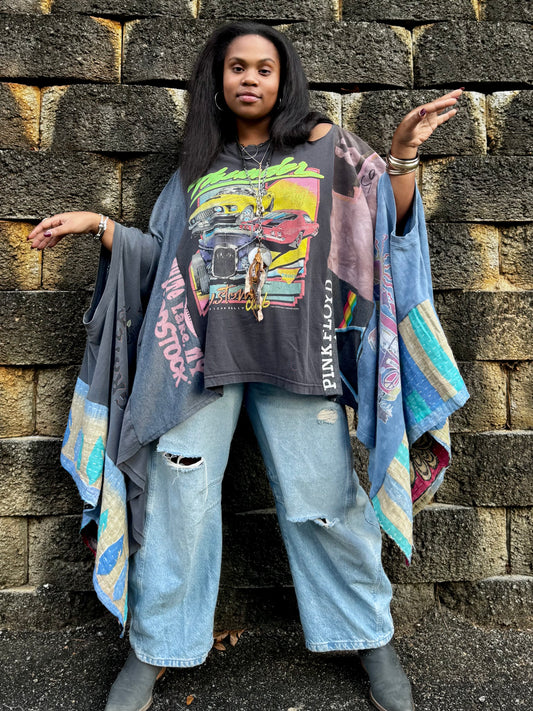 Large-5XL Thunderbird/ Grateful Dead/ Hippie Bus Trio Tee