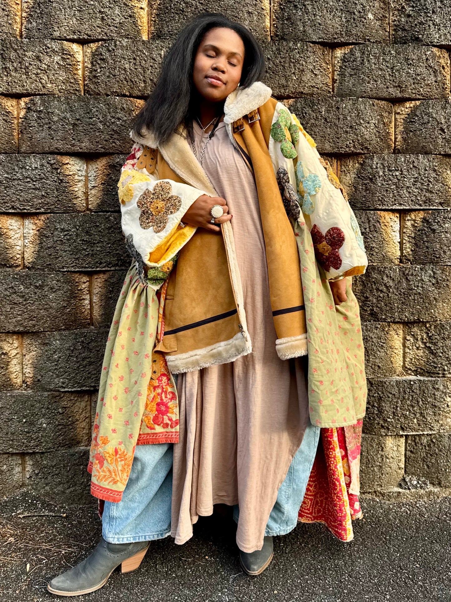 1XL- 5XL Quilted Coat