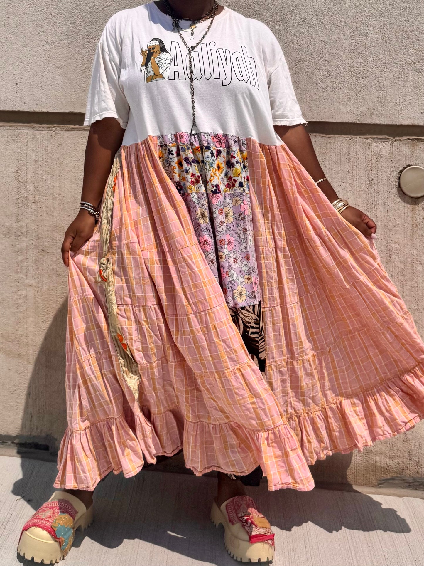 Medium-1XL Aaliyah Maxi Tee