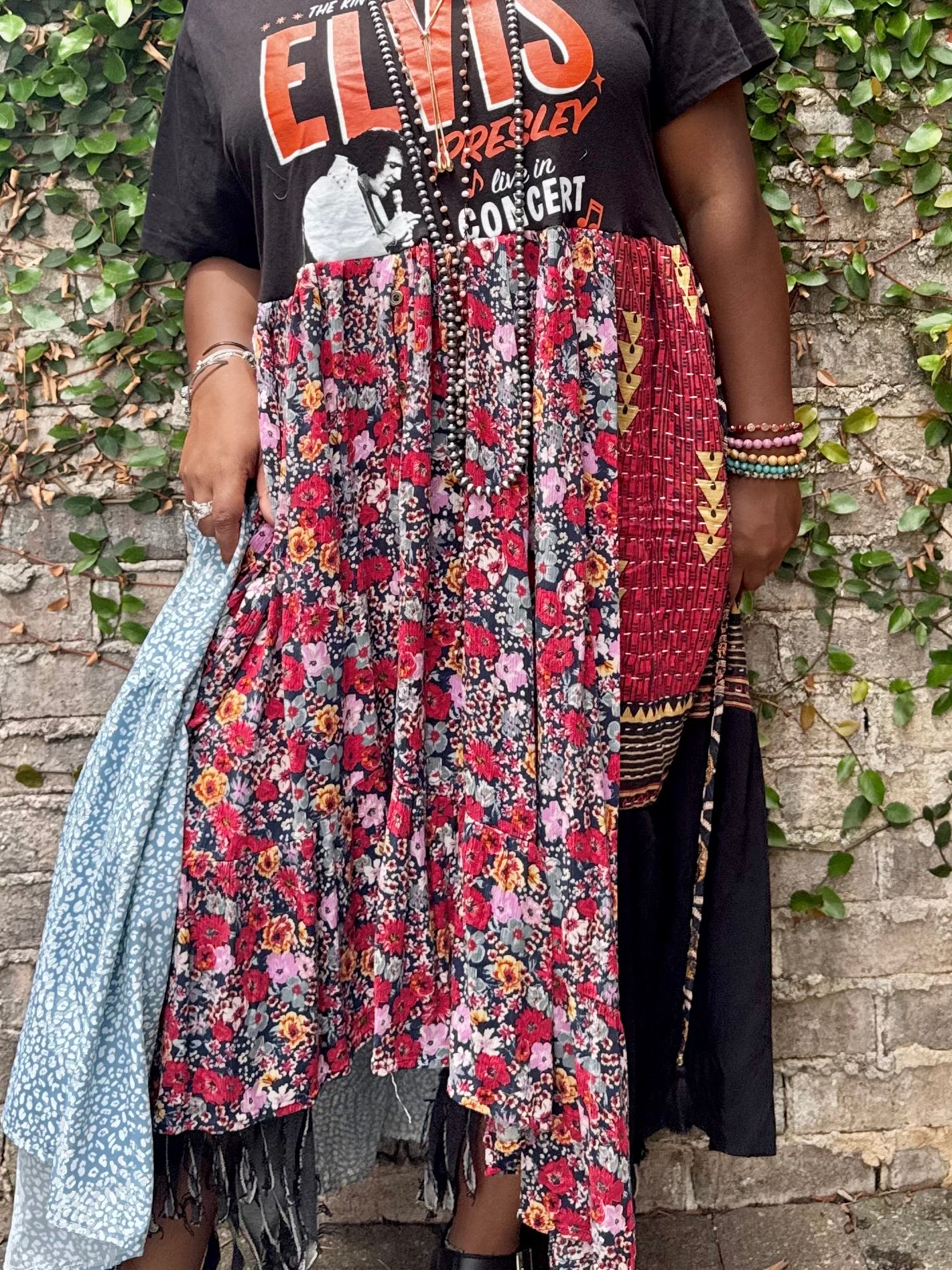 Extra Small-Extra Large Elvis Pressley Maxi Tee