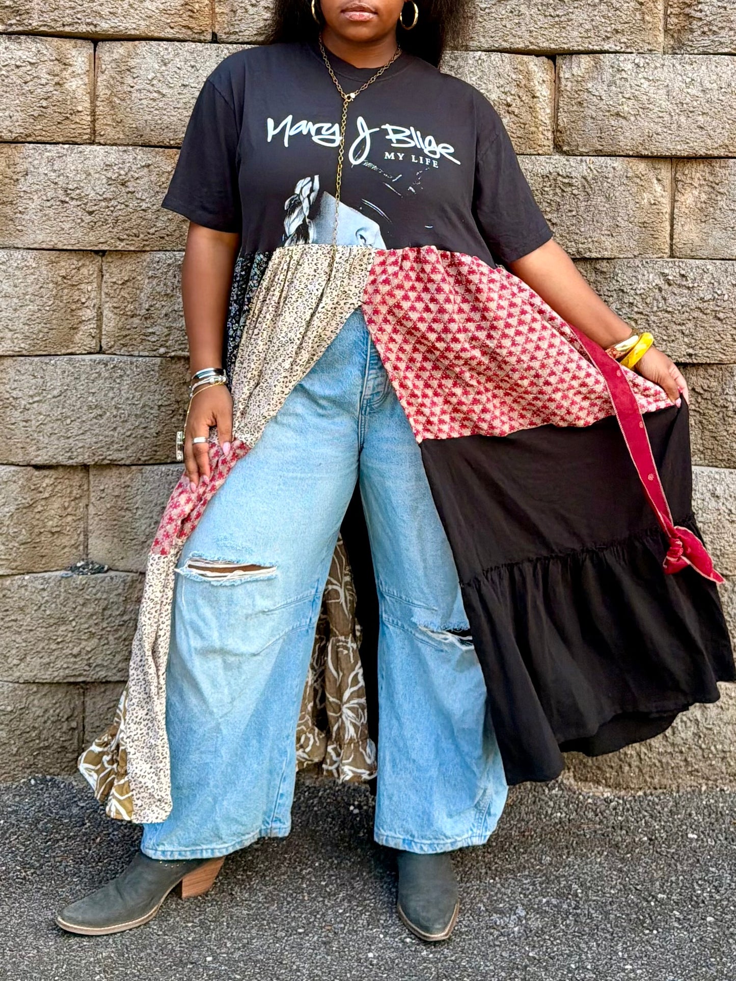 Extra Small-Extra Large Mary J Blige Maxi Tee