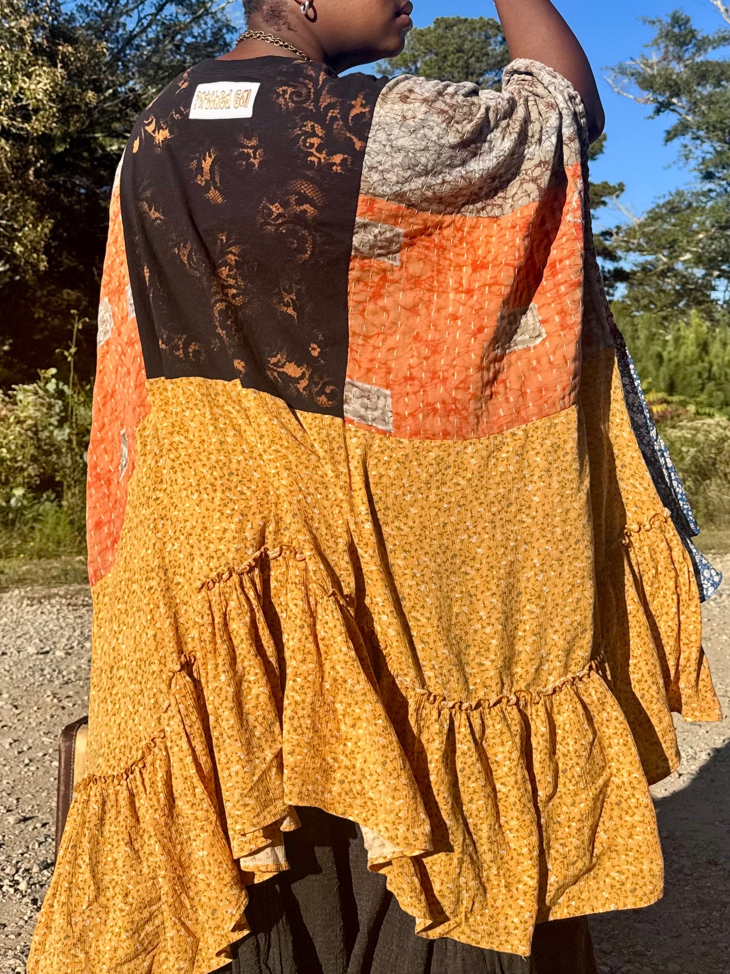 Small-3XL Jonny Cash Kaftan Poncho