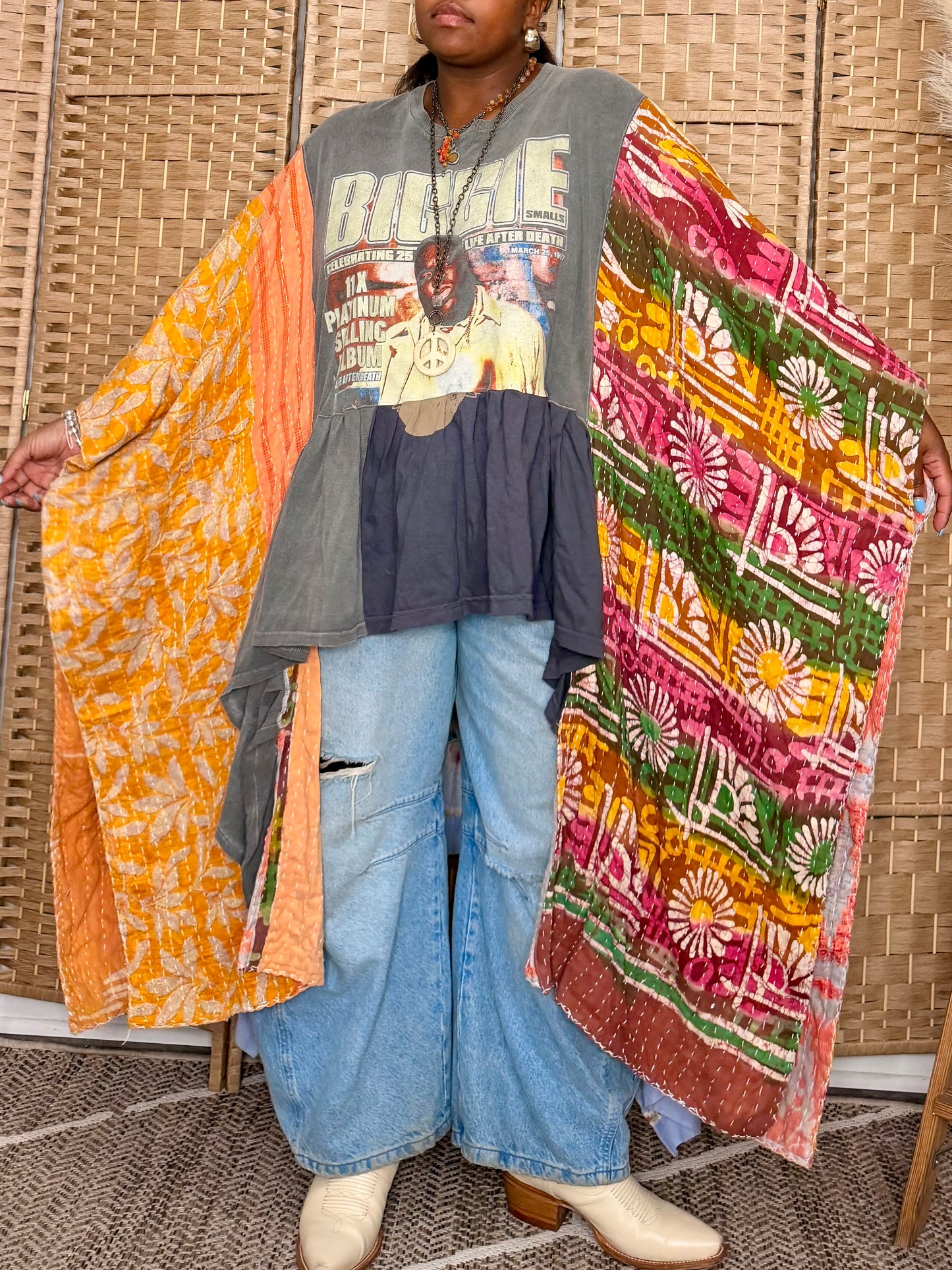 Large-5XL Biggie Kaftan Poncho