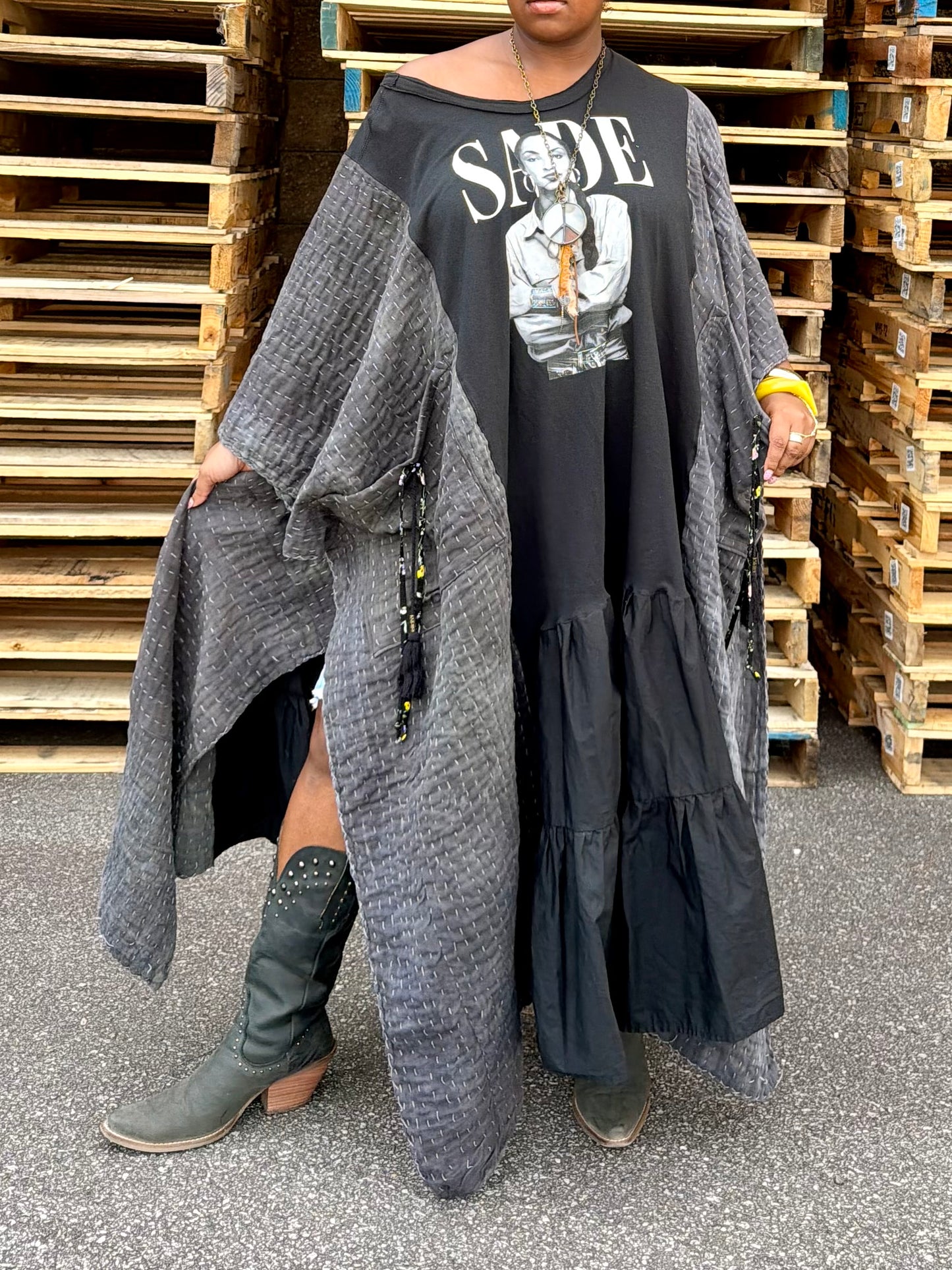 Extra Large-4XL Sade Kaftan Maxi Dress