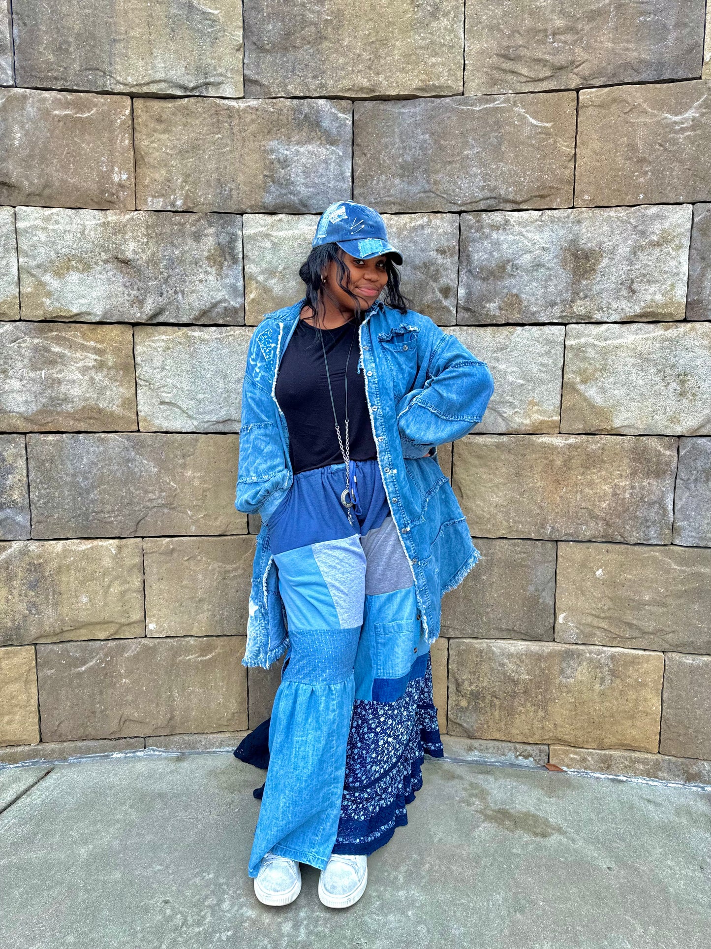 Small-4XL Denim Luxury Sweatpants