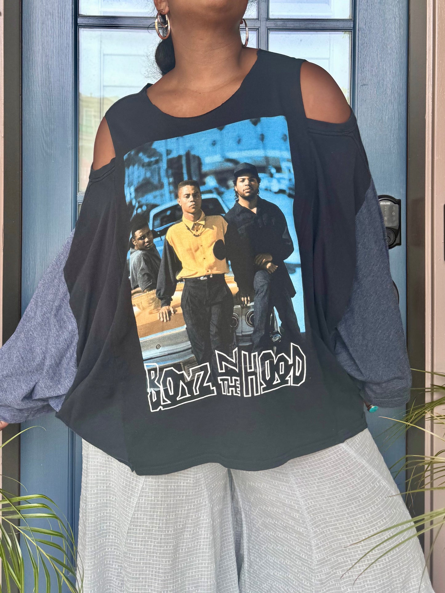Medium-3XL Boyz N The Hood Cold Shoulder Tee