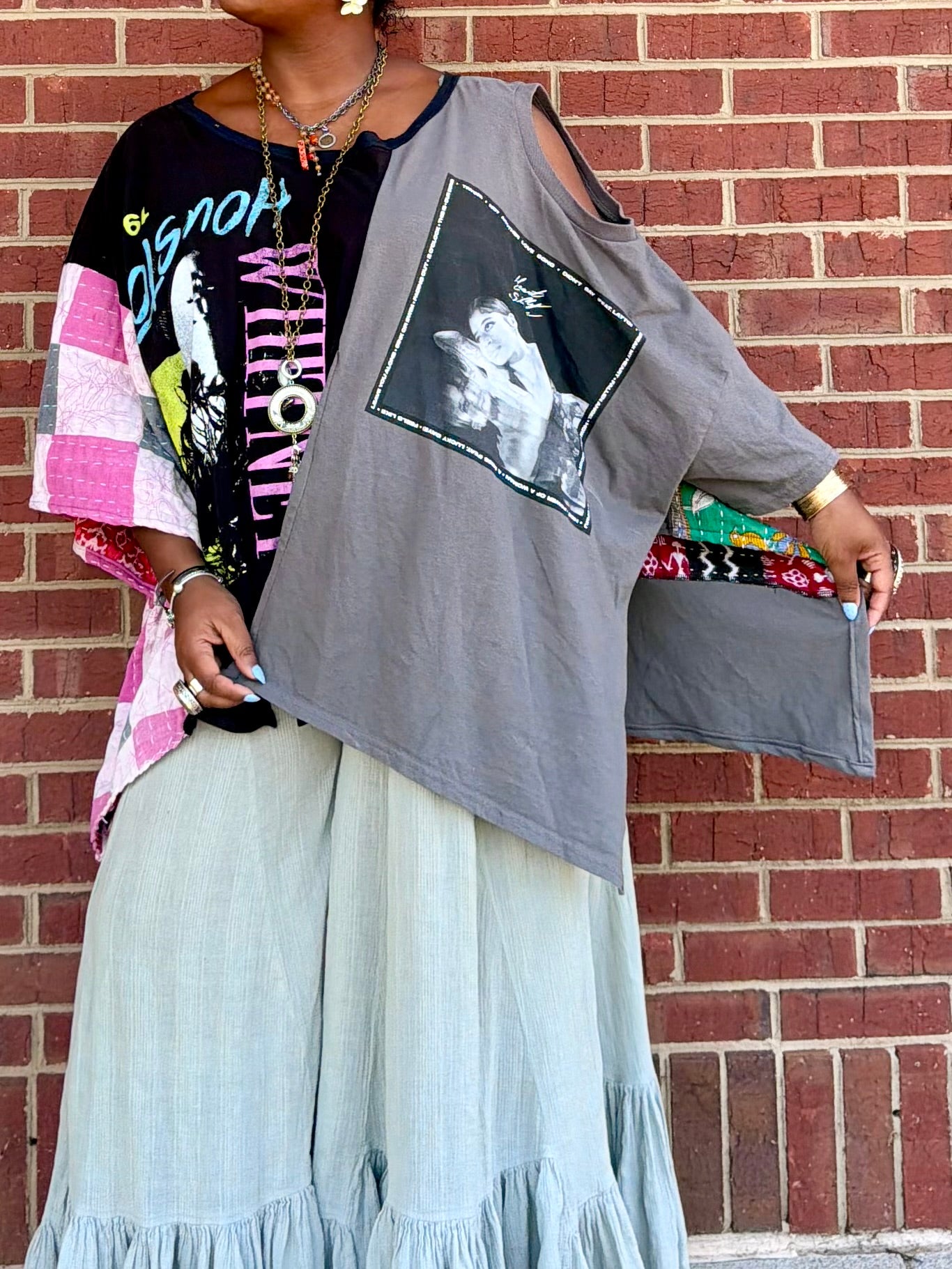XXS-1XL Whitney Houston/ Ella Mai Split Tee