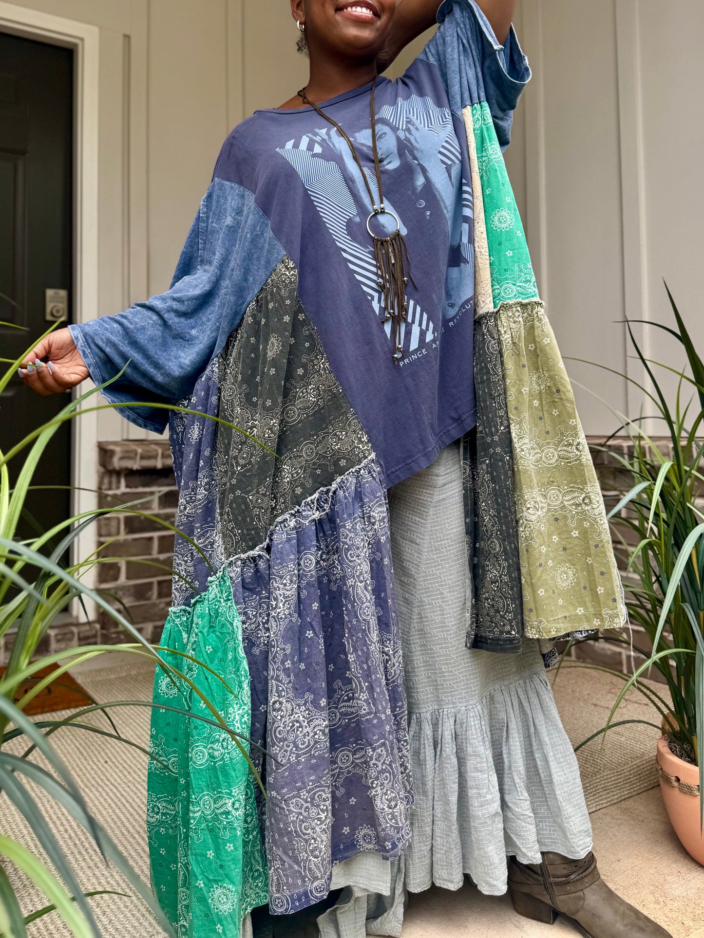 Large-3XL Prince Kaftan Poncho