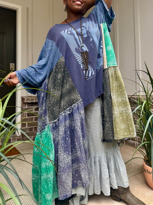 Large-3XL Prince Kaftan Poncho