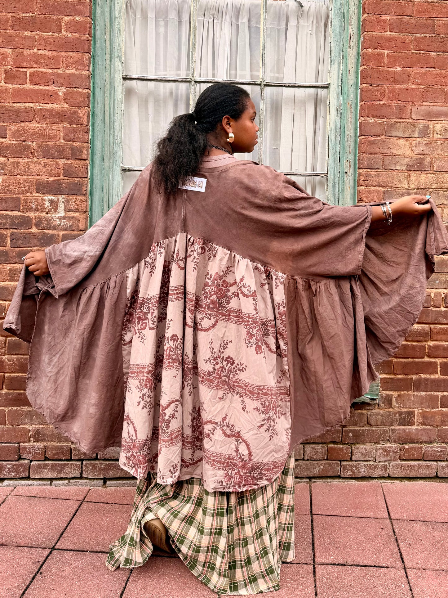 Small-3XL Faded Brown Duster