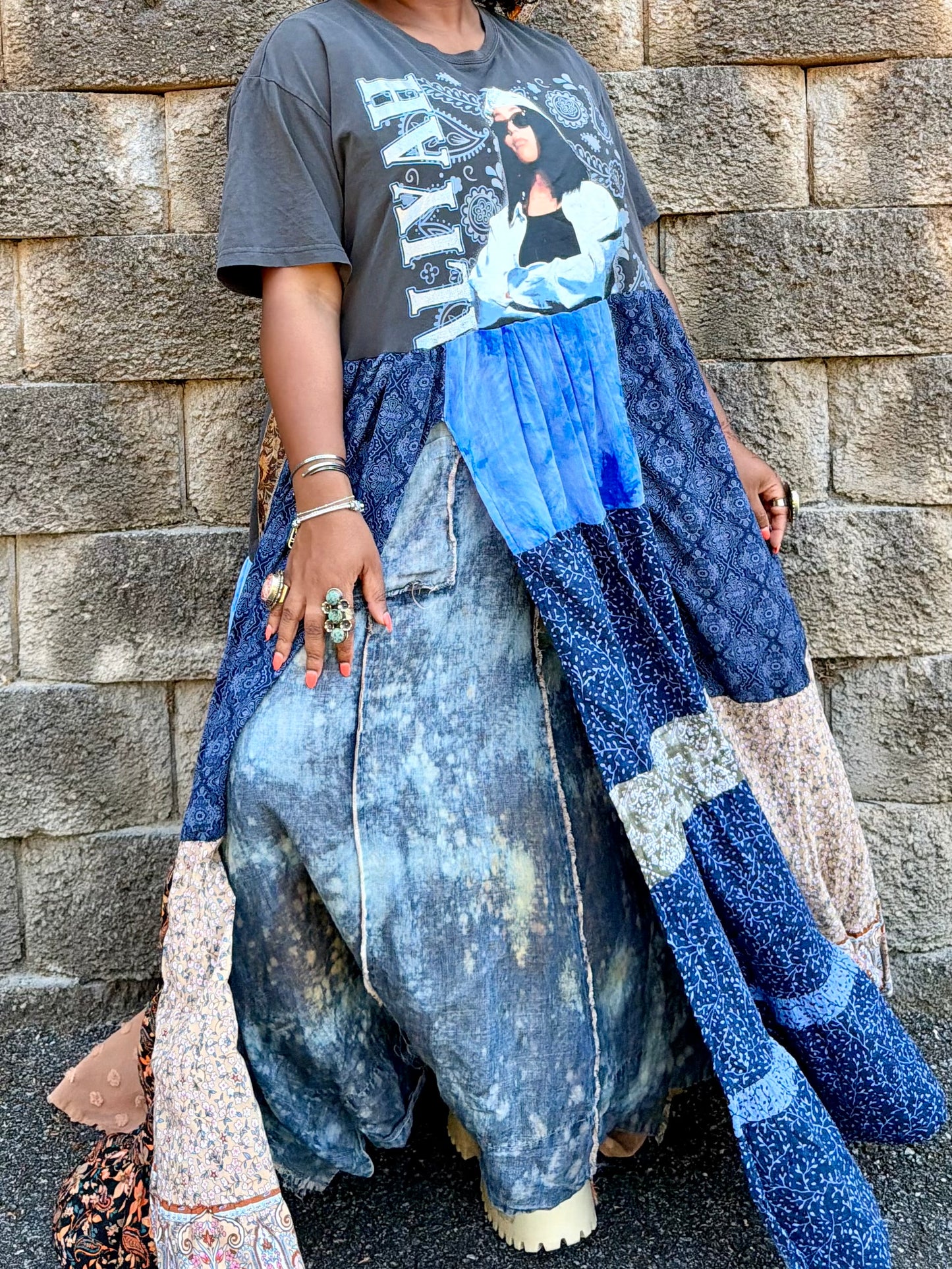 Large- 3XL Aaliyah Maxi Tee