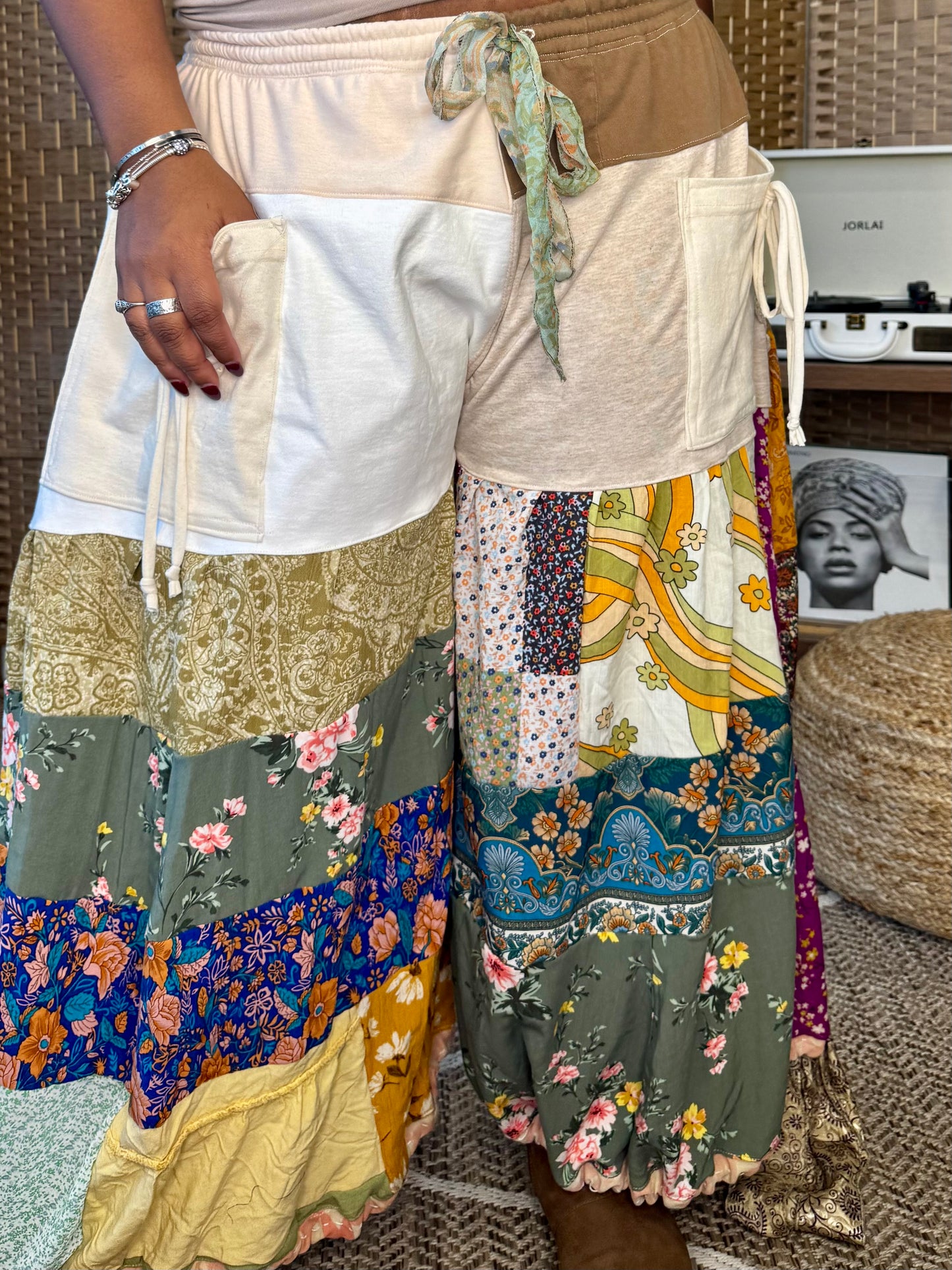 Extra Small- Extra Large Lace Doiley Luxury Sweatpants