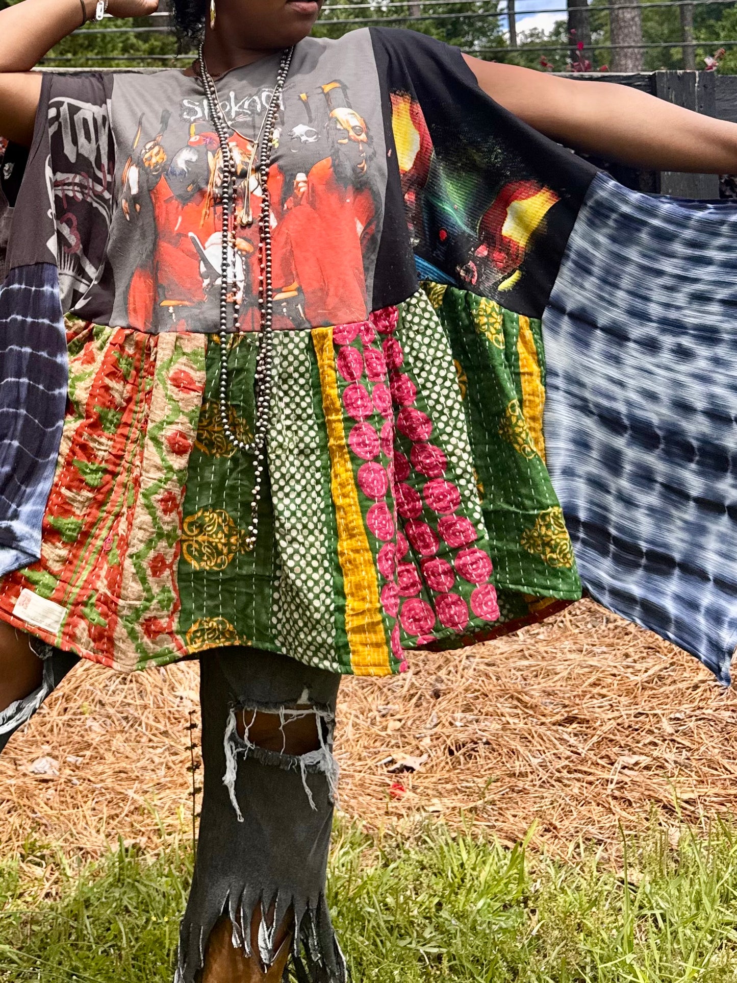 Small-5XL SlipNot/Pink Floyd/Korn Trio Tee