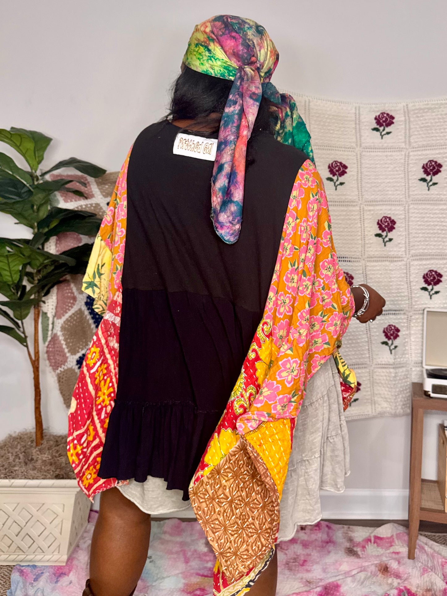 Small-2XL Janis Joplin Kaftan Poncho