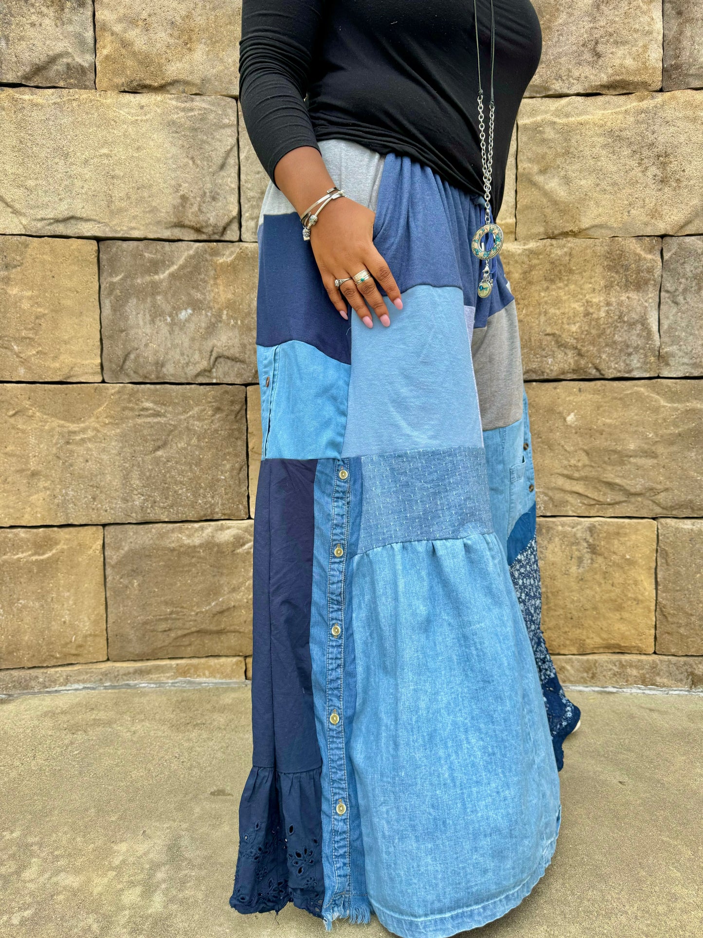 Small-4XL Denim Luxury Sweatpants