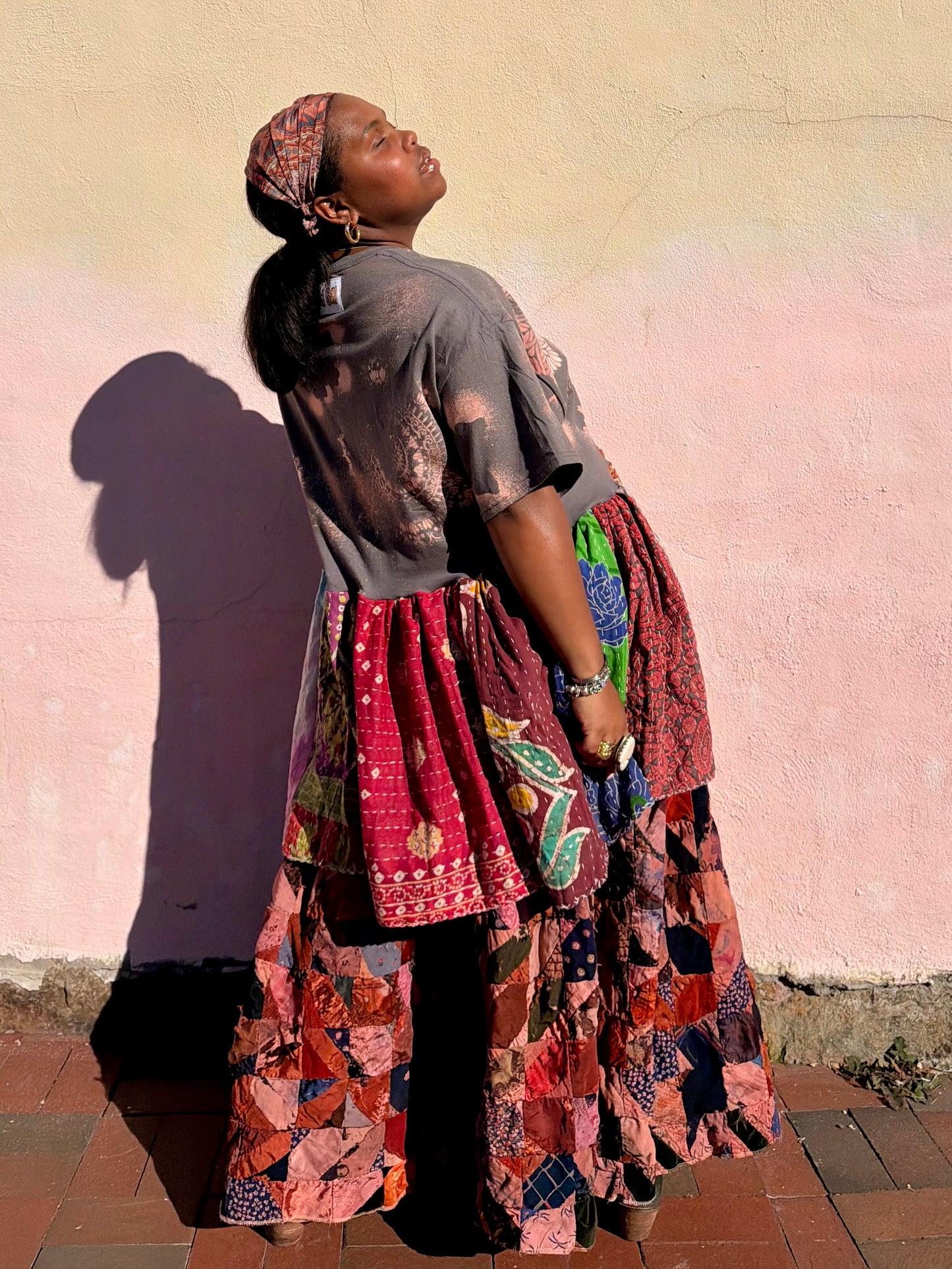 Large-3XL Sade Midi Tee