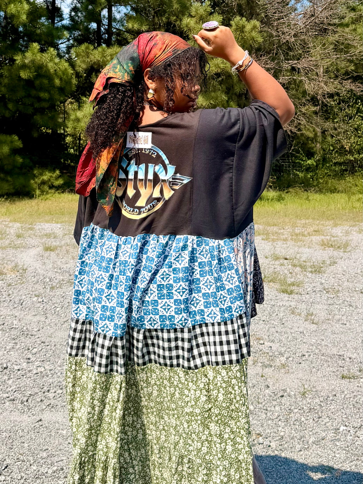 Extra Large-4XL Styx High Low Swing Tee