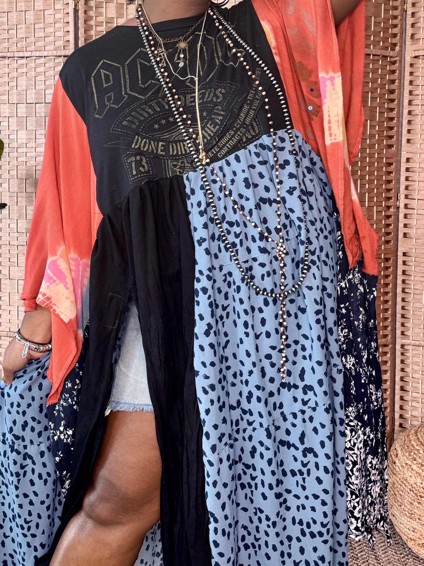 Extra Small-3XL ACDC Kaftan Maxi Tee