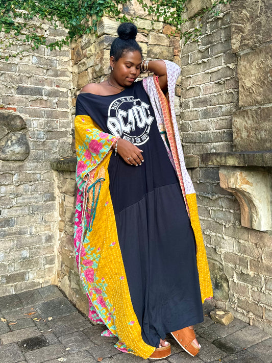 Extra Large-5XL ACDC Maxi Dress
