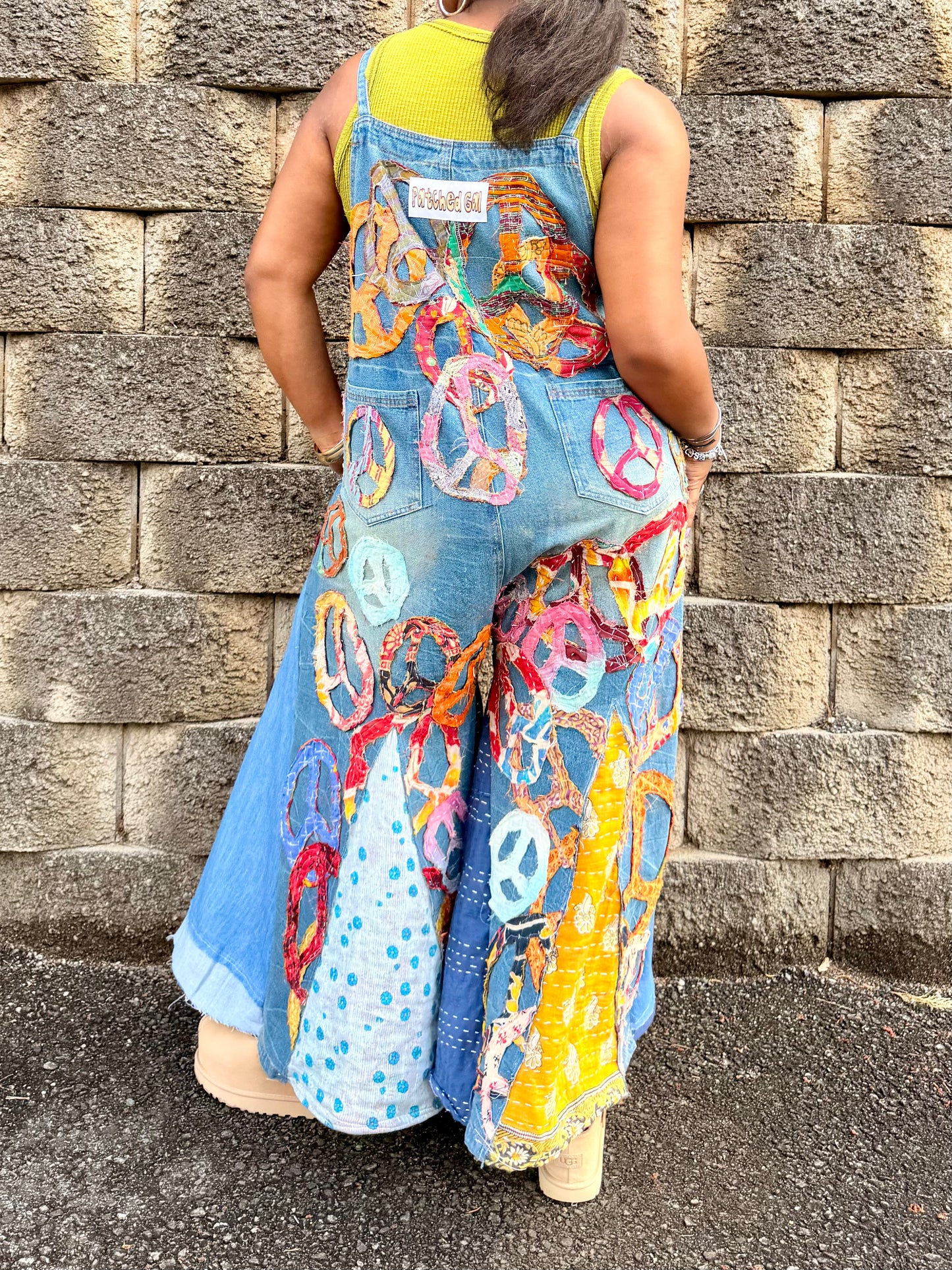 Small-Extra Large Peace Overalls