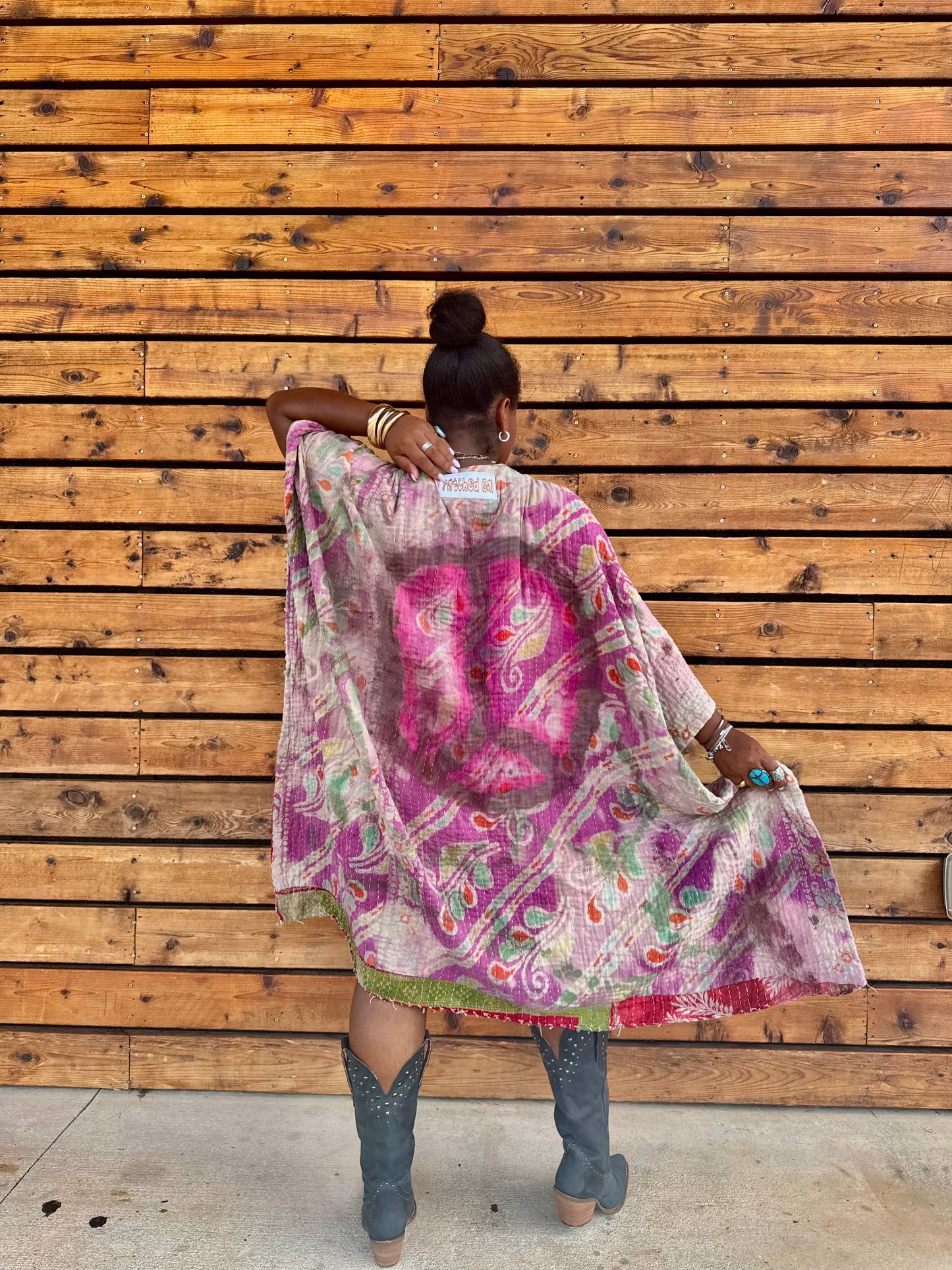 Small-3XL Sunshine Peace Kimono Tee