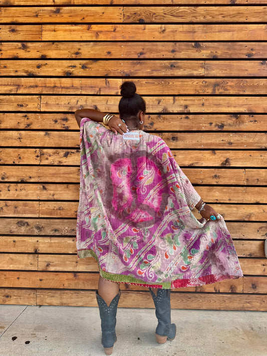 Small-3XL Sunshine Peace Kimono Tee