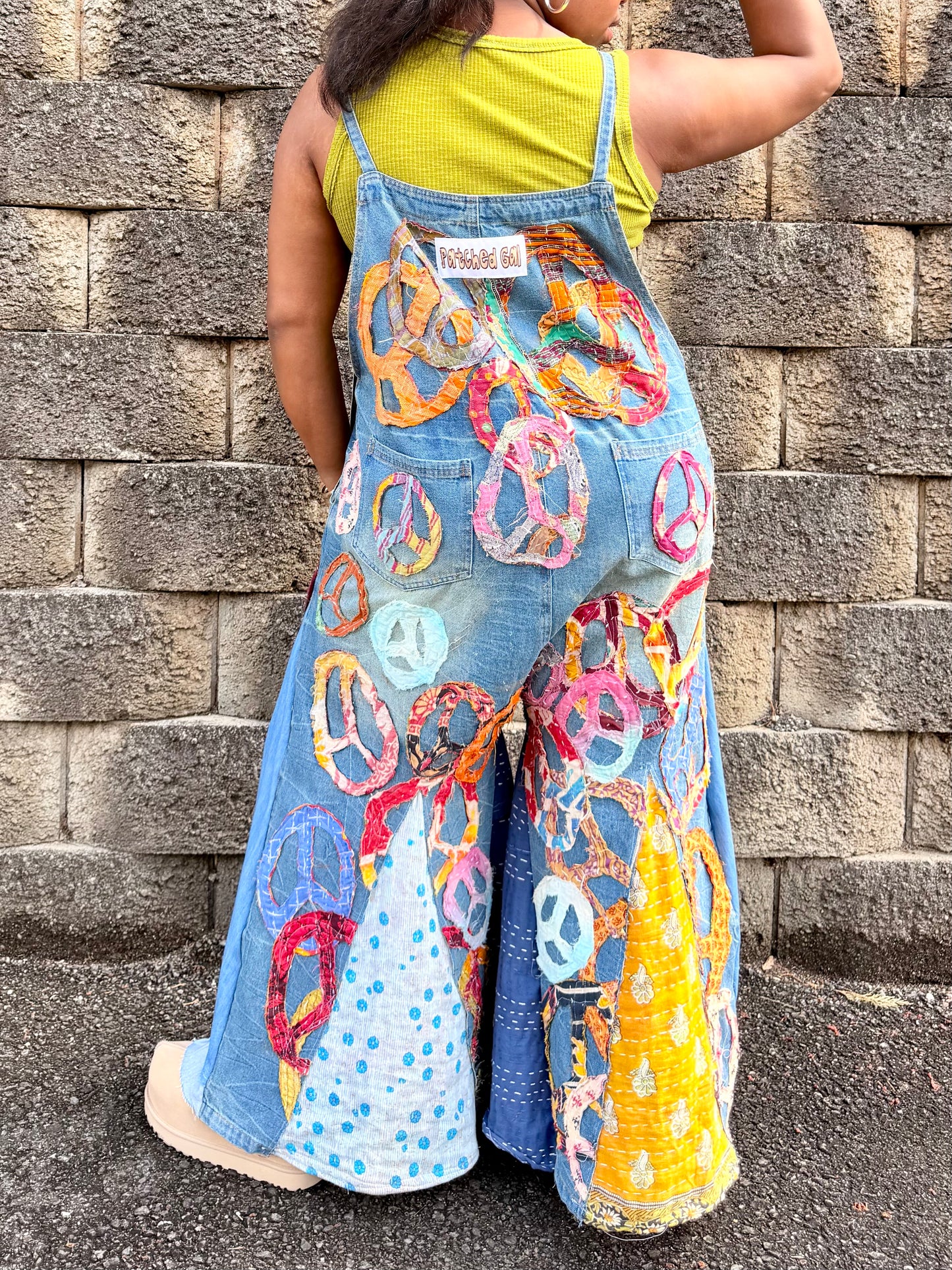 Small-Extra Large Peace Overalls