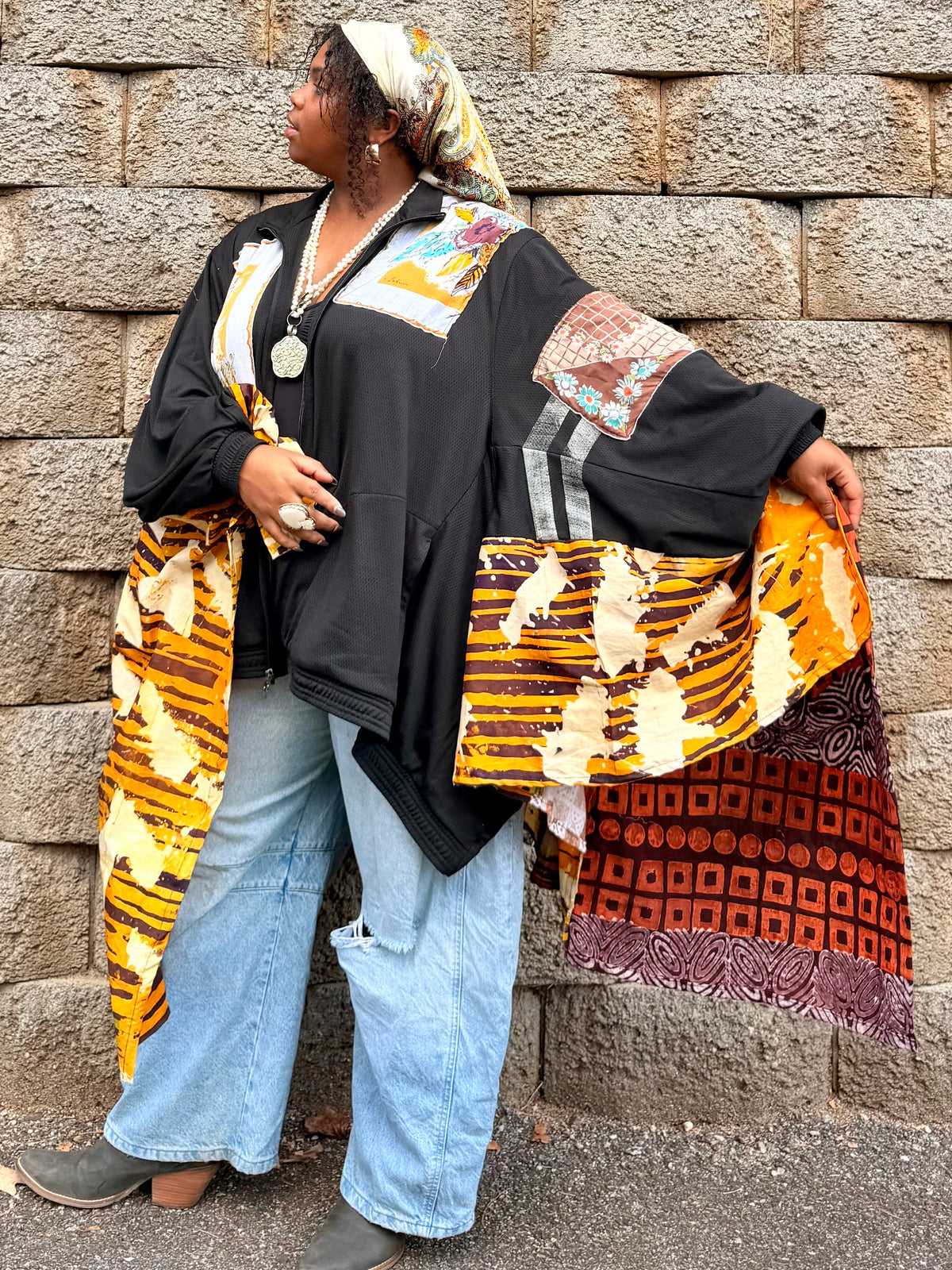 Extra Large-5XL Patchwork Luxury Jacket
