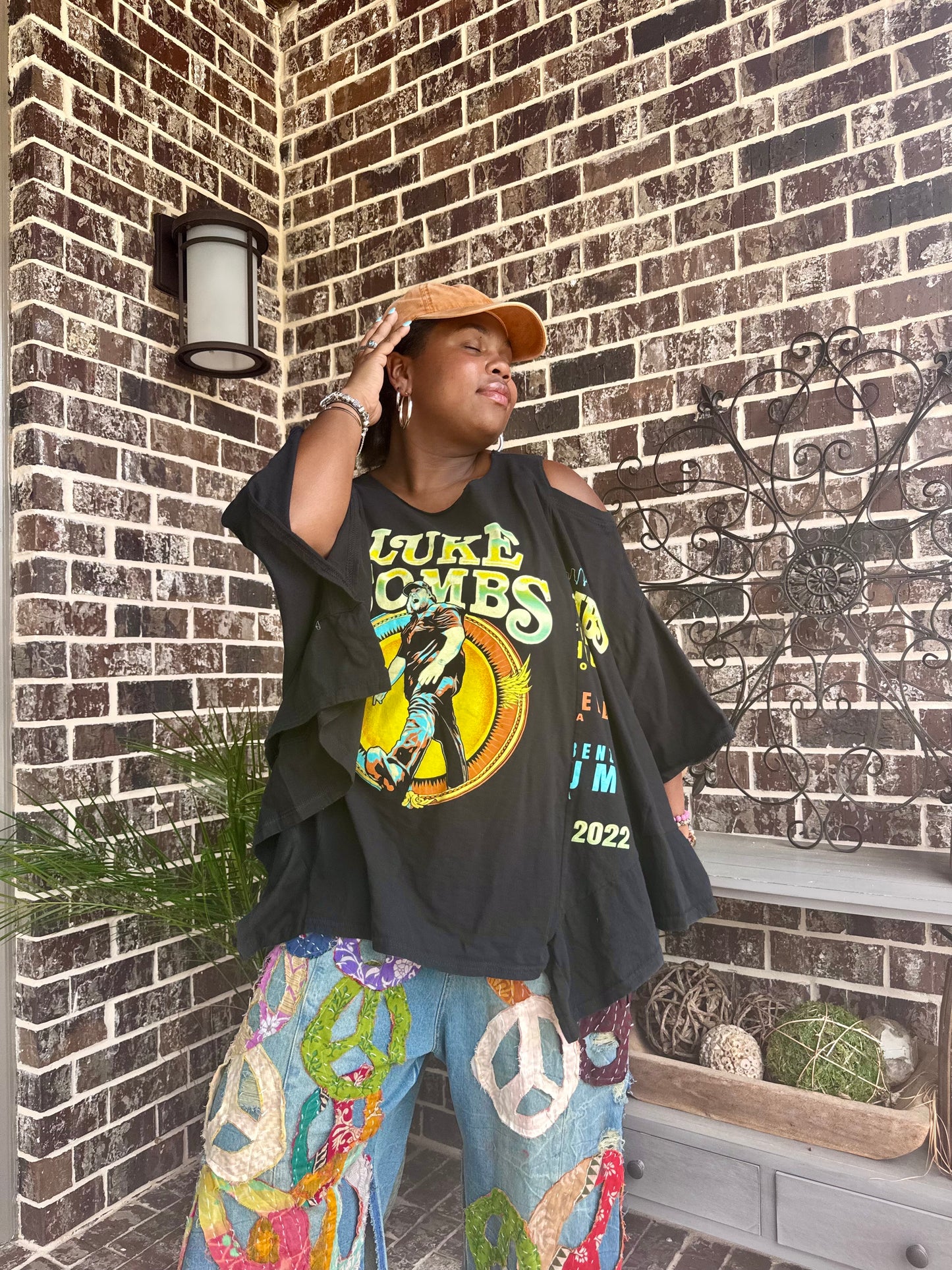 Small-2XL Luke Combs Cold Shoulder Tee