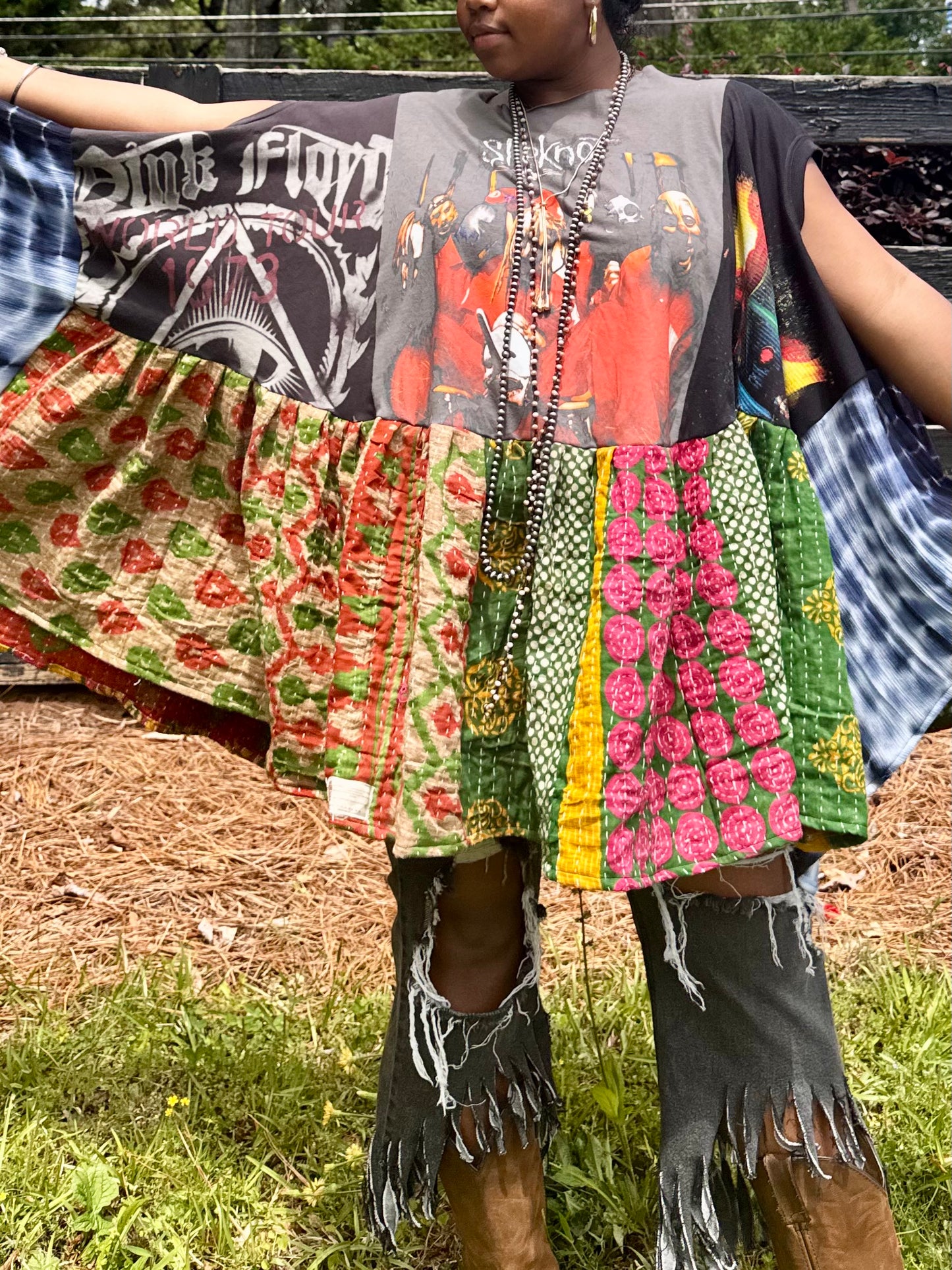 Small-5XL SlipNot/Pink Floyd/Korn Trio Tee