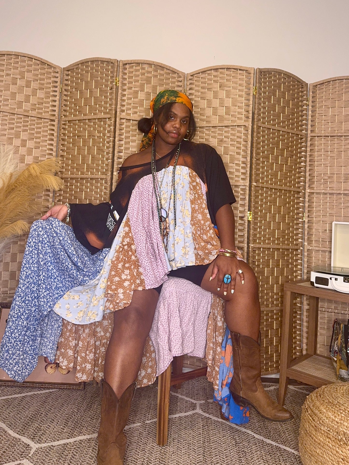 Small-2XL Green Day High Low Swing Tee