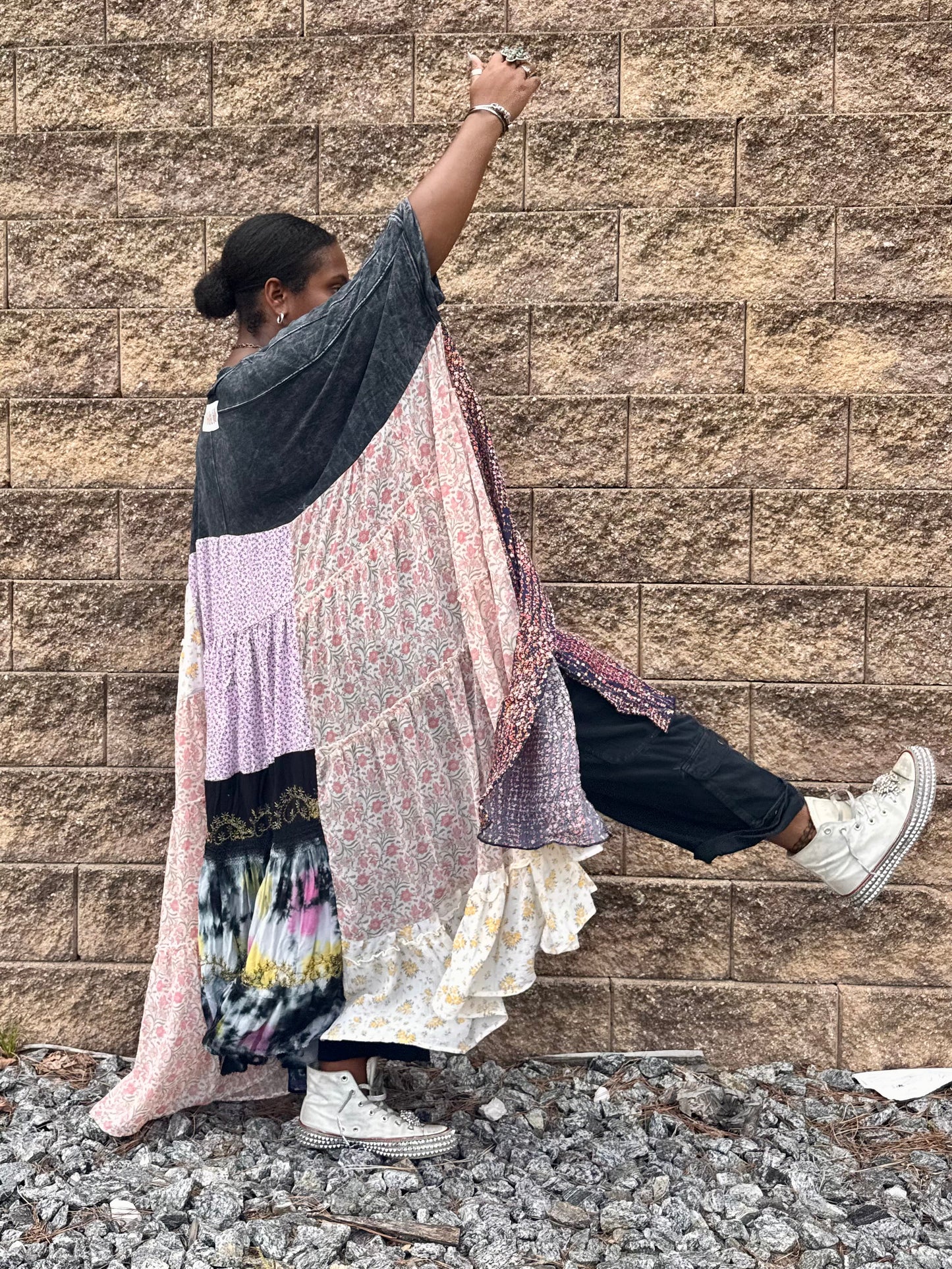 Extra Large-5XL Crewneck Swing Maxi Tee