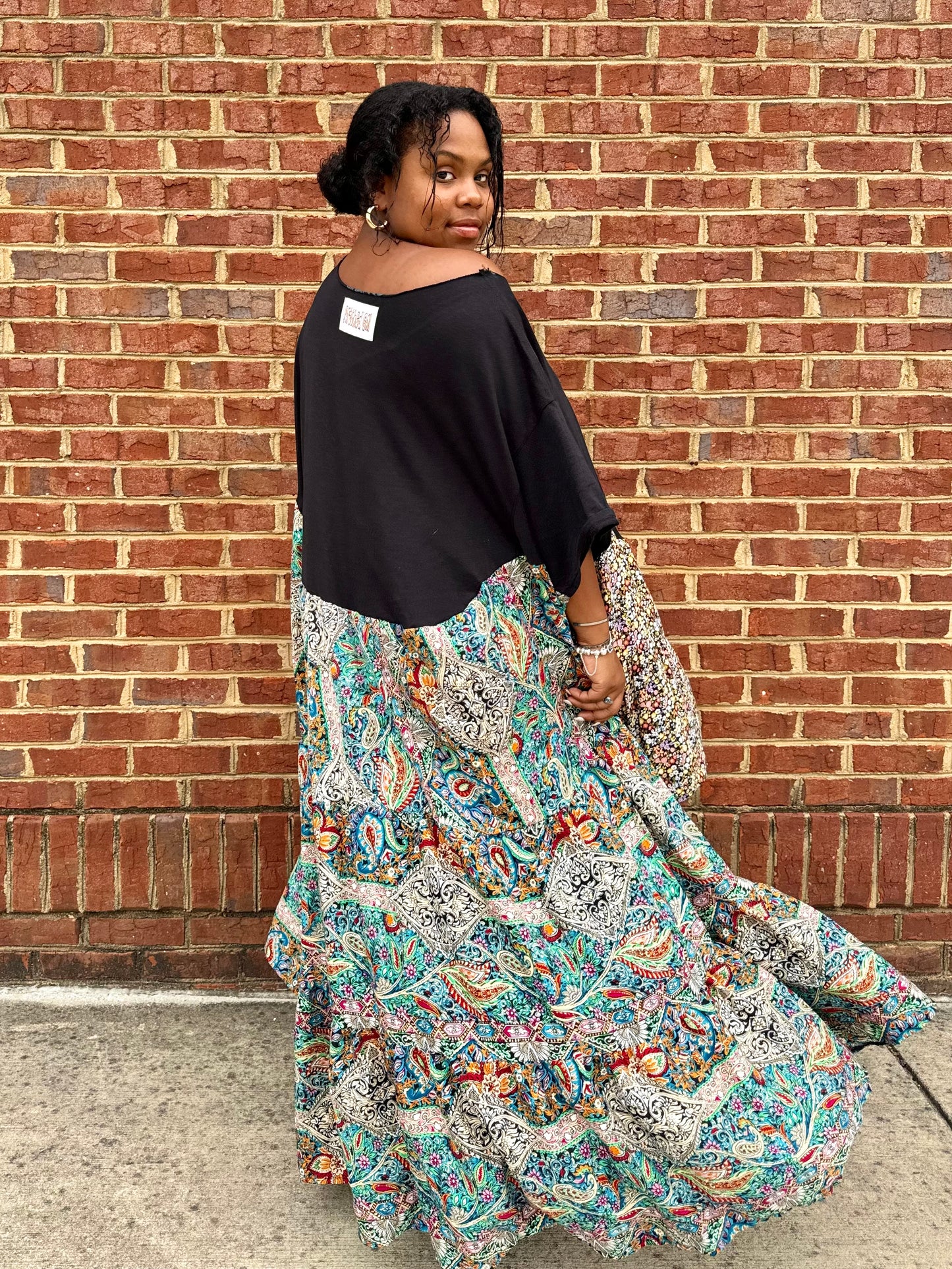 Large-3XL Jimi Hendrix High Low Swing Tee