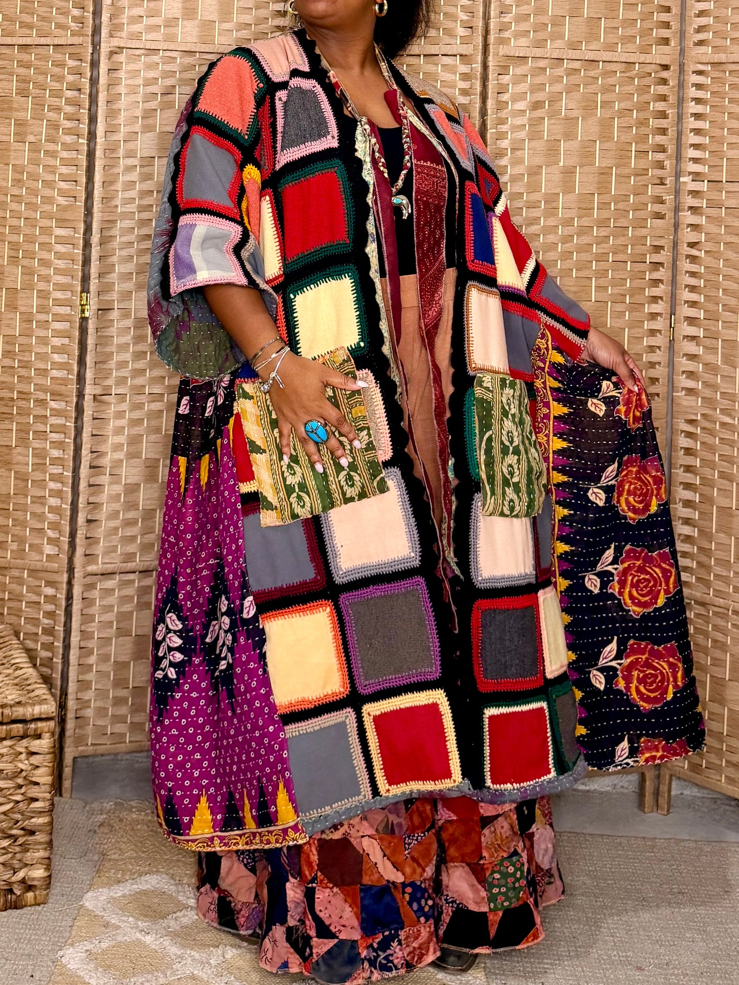 Small-2XL Quilted Duster