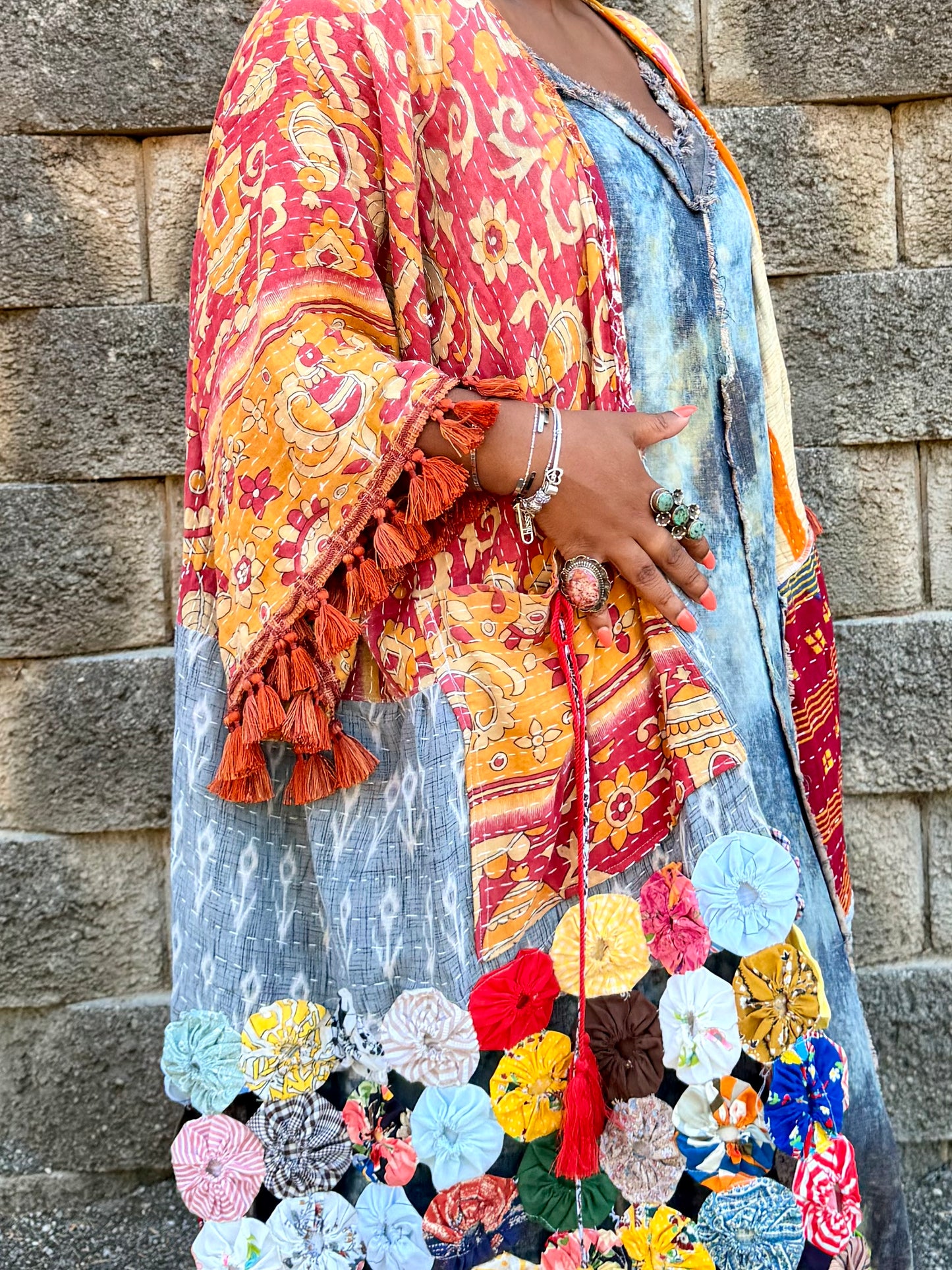 Large-5XL Quilted Duster